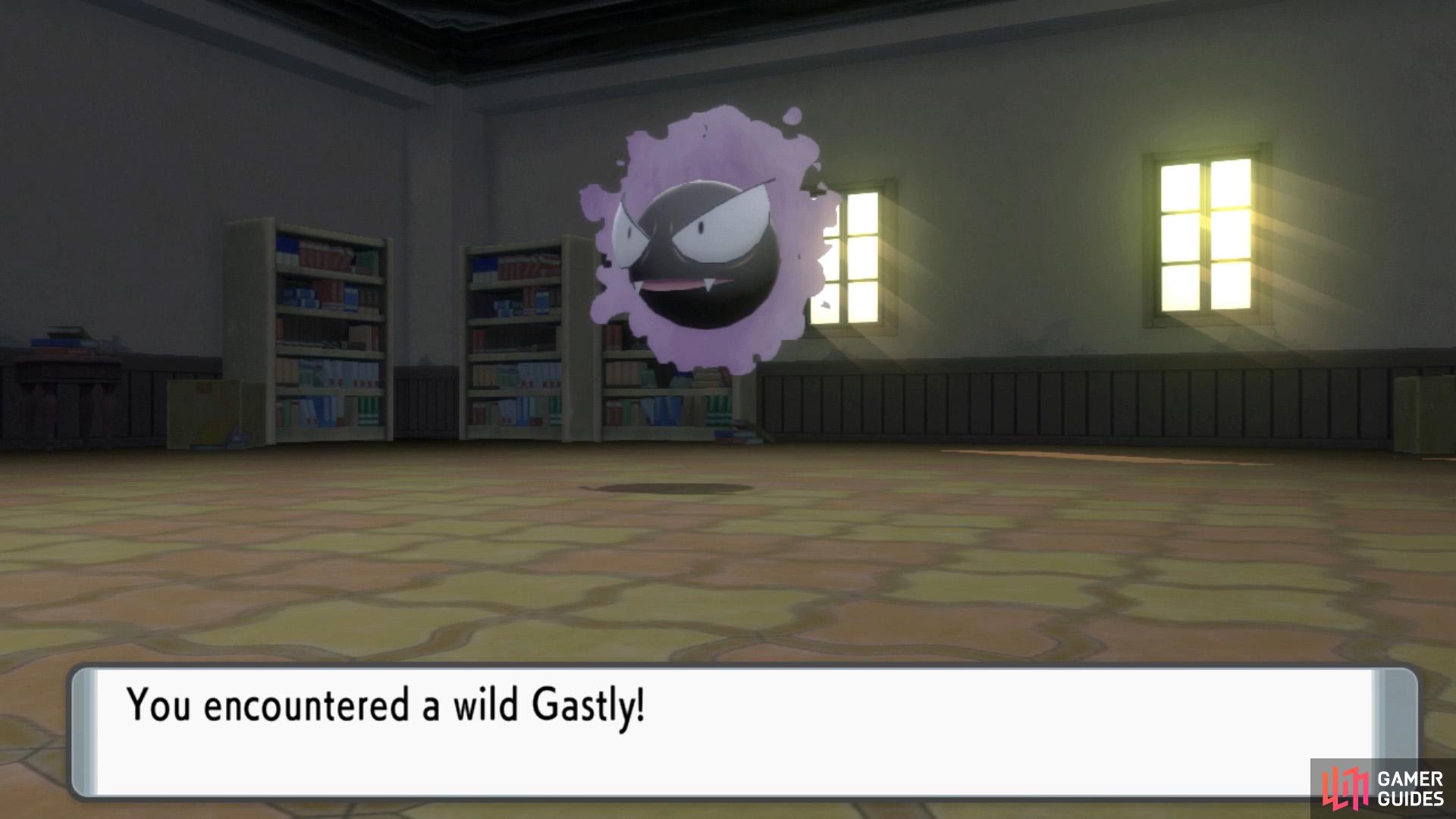 There's nothing but Gastly to be found.