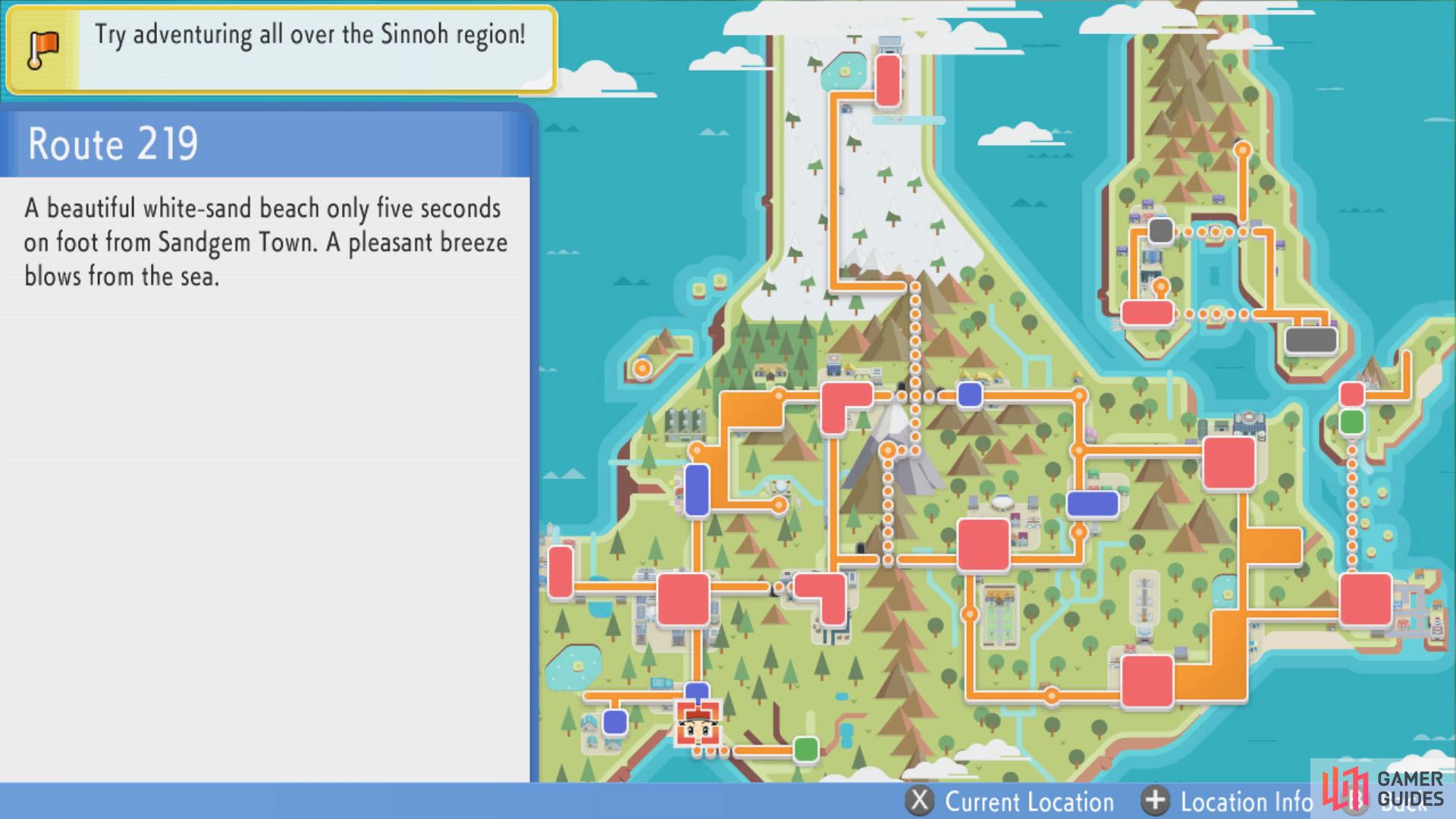 Canalave City (Locations & Items) - Mine Badge - Walkthrough, Pokémon:  Brilliant Diamond & Shining Pearl