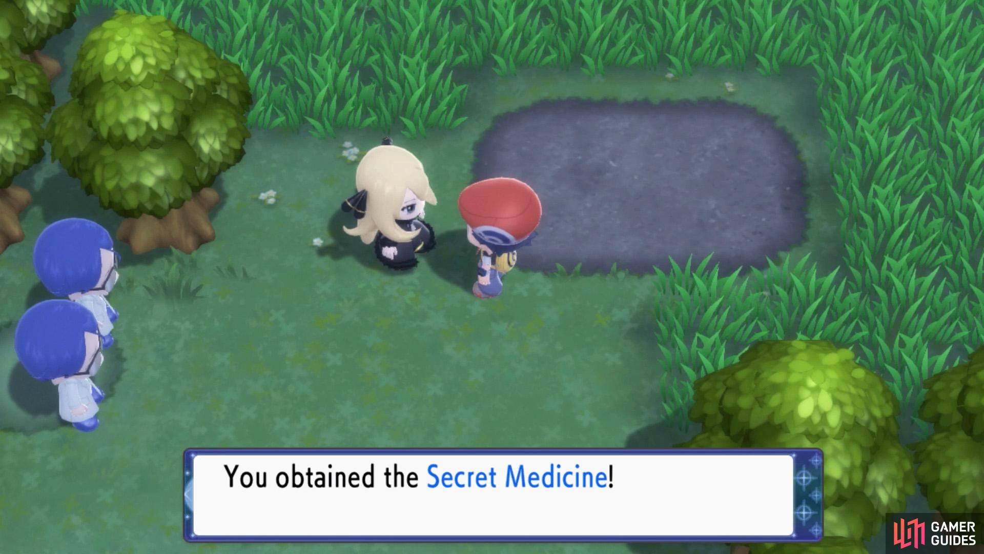 You can use the Secret Medicine to cure the Psyduck on Route 210.