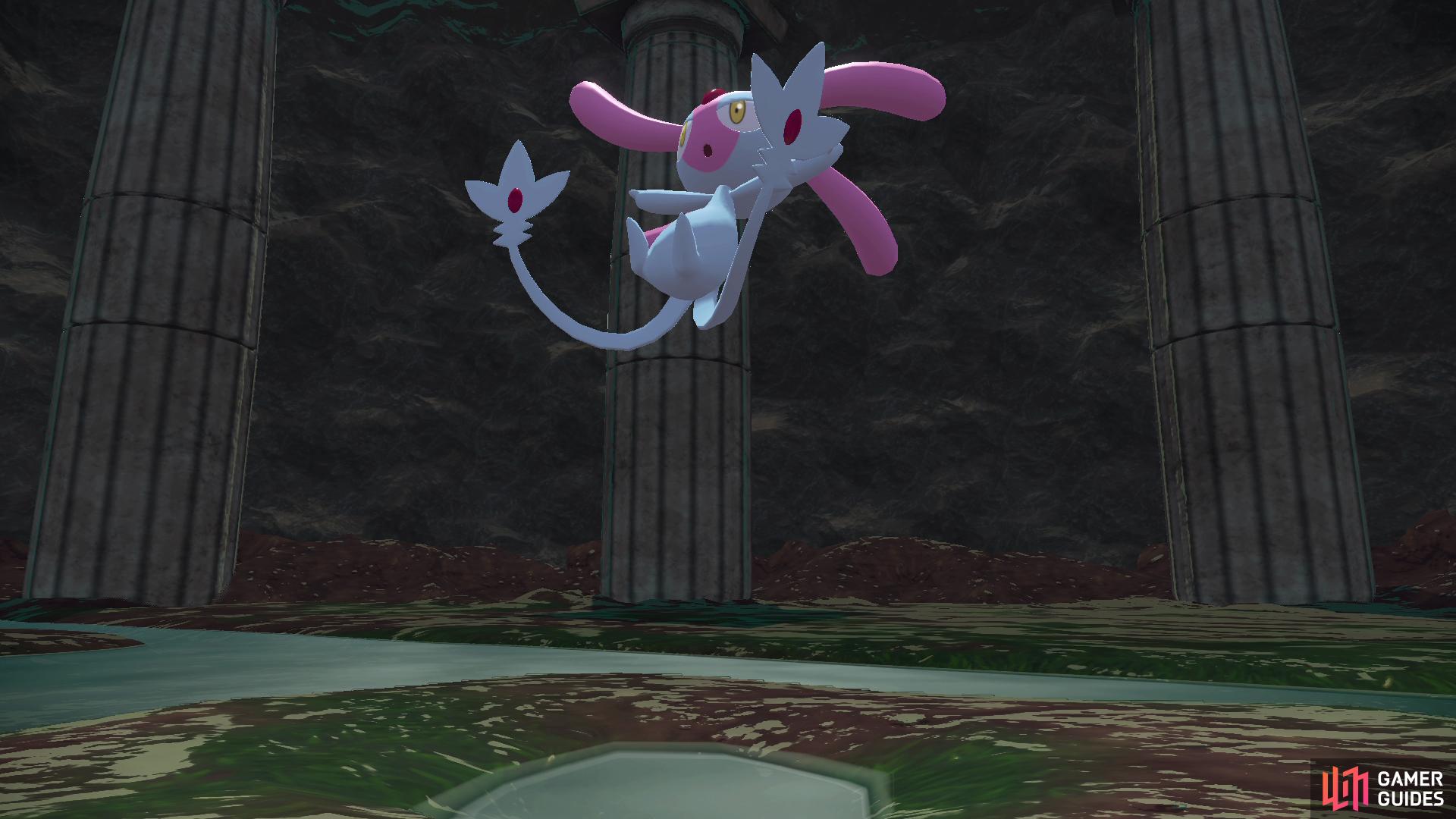 Mesprit can be caught in the post-game.