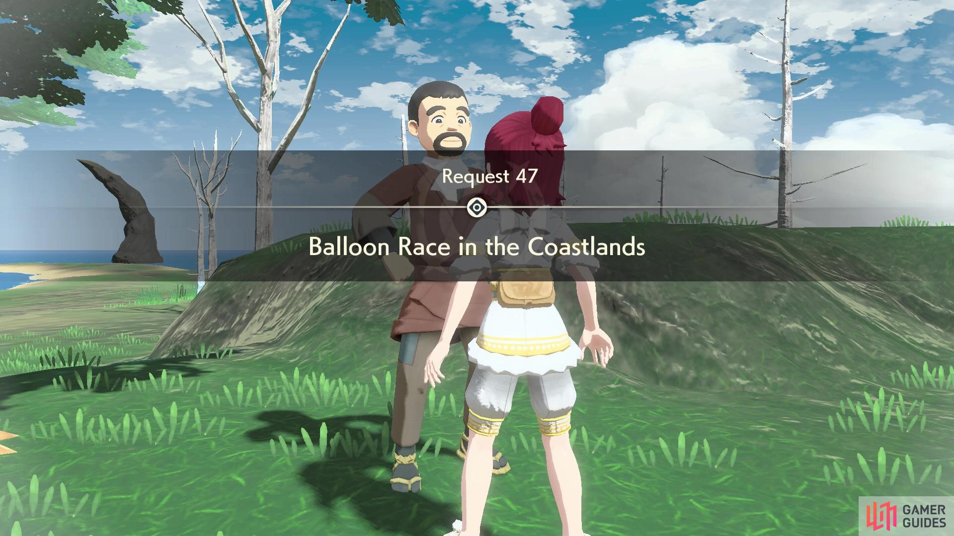 Request 47: Balloon Race in the Coastlands.