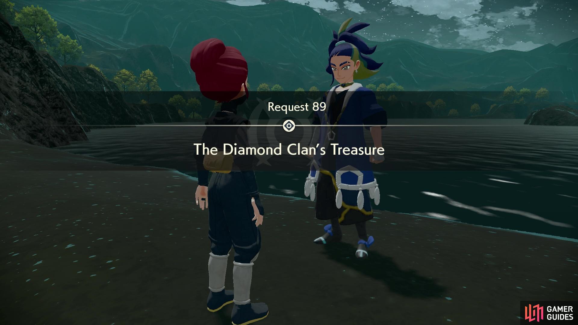 Request 89: The Diamond Clan's Treasure.