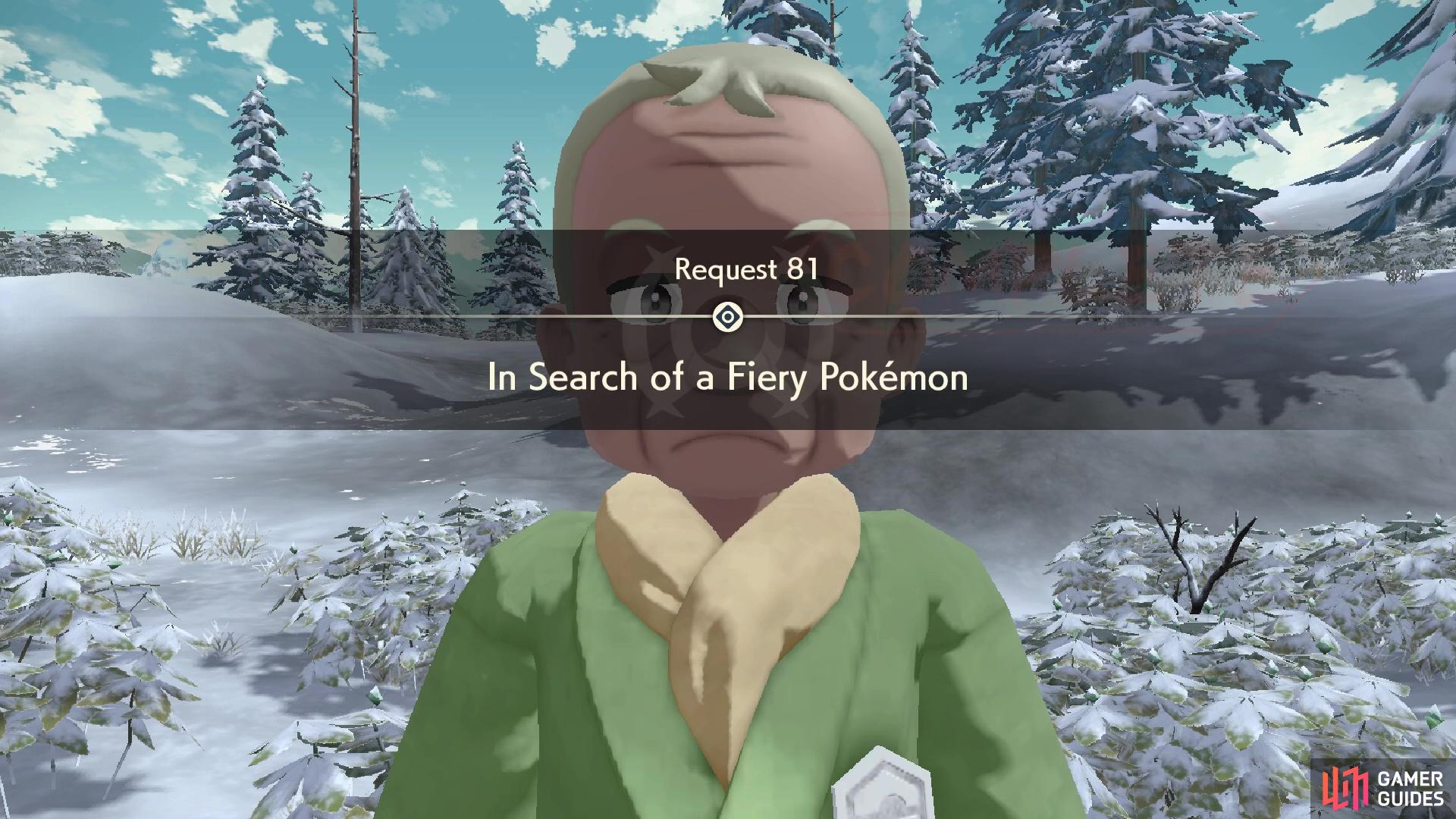 In Search Of A Fiery Pokemon: Request 81