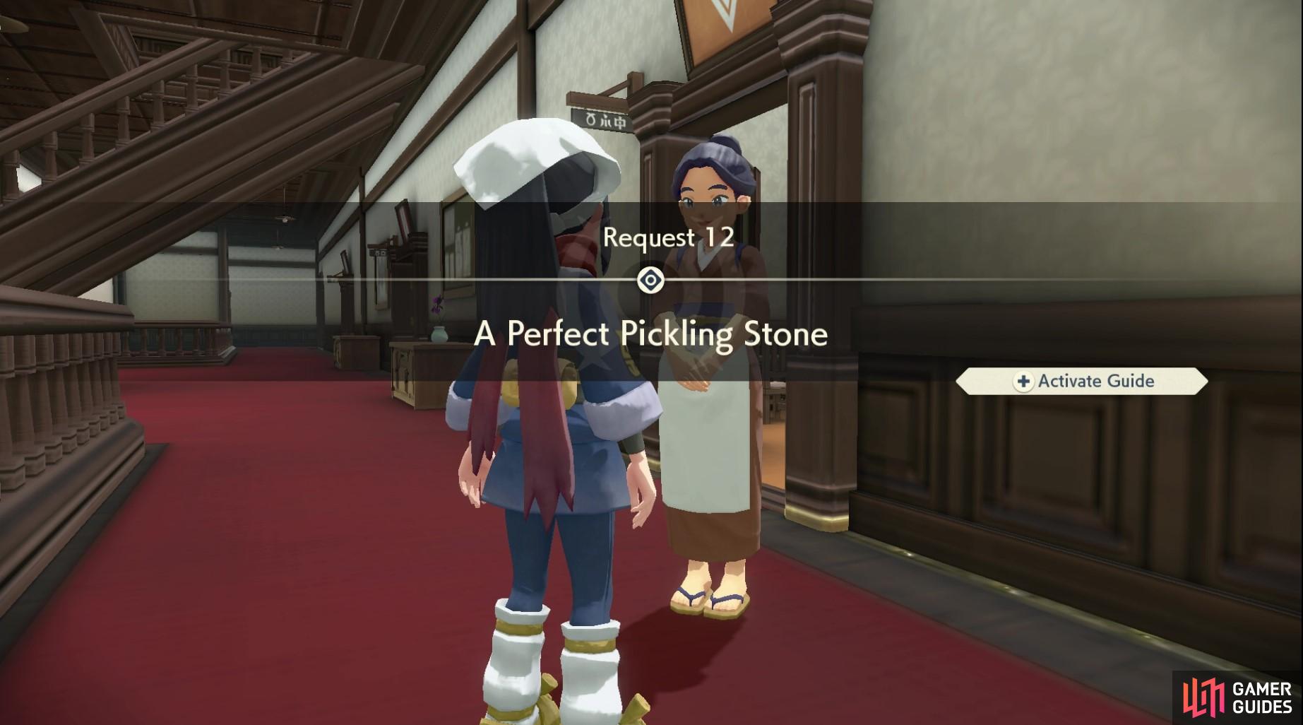 Request 12: Perfecting Pickling Stone.