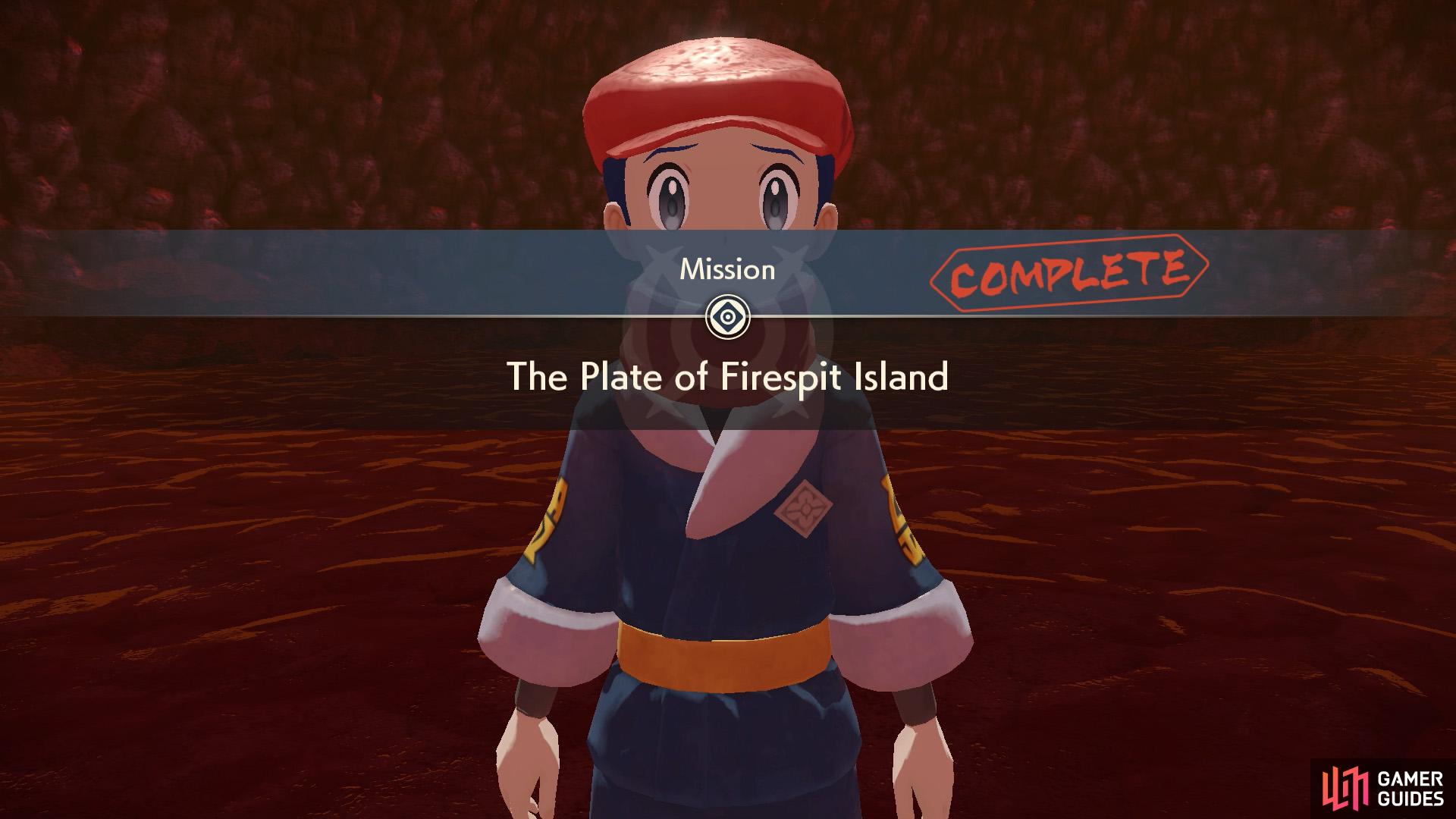 Mission 22: The Plate of Firespit Island - Missions - Story