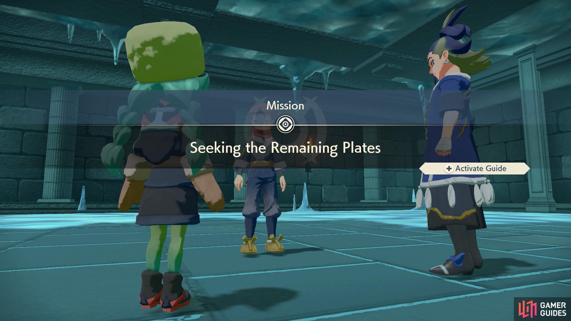 You'll receive this mission after collecting the 5 plates from Cogita's hints.