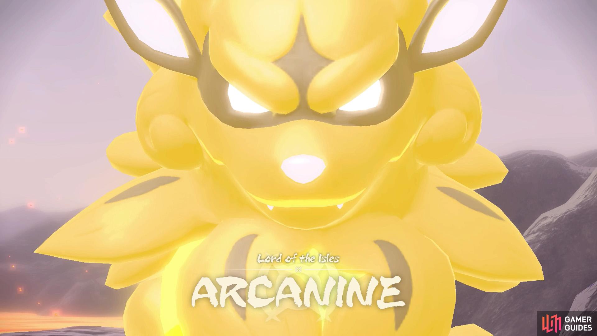 Arcanine: Lord of the Isles.