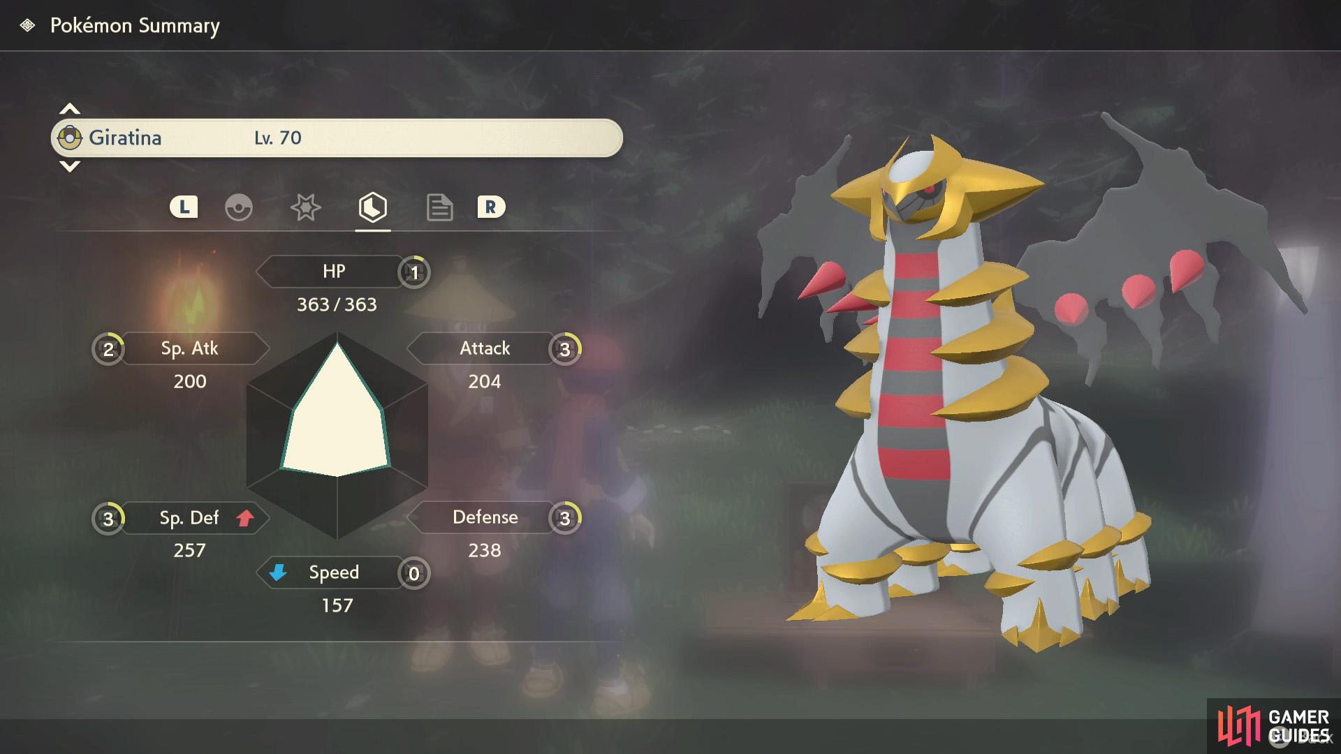 Giratina's Altered form–we assume this is the Giratina most people know.
