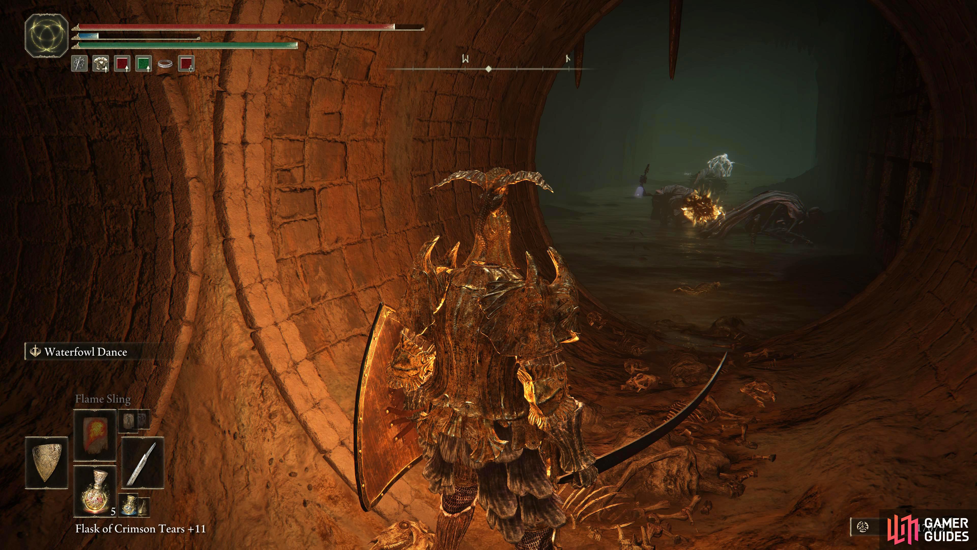 As you enter the corridor, there'll be three Wraiths