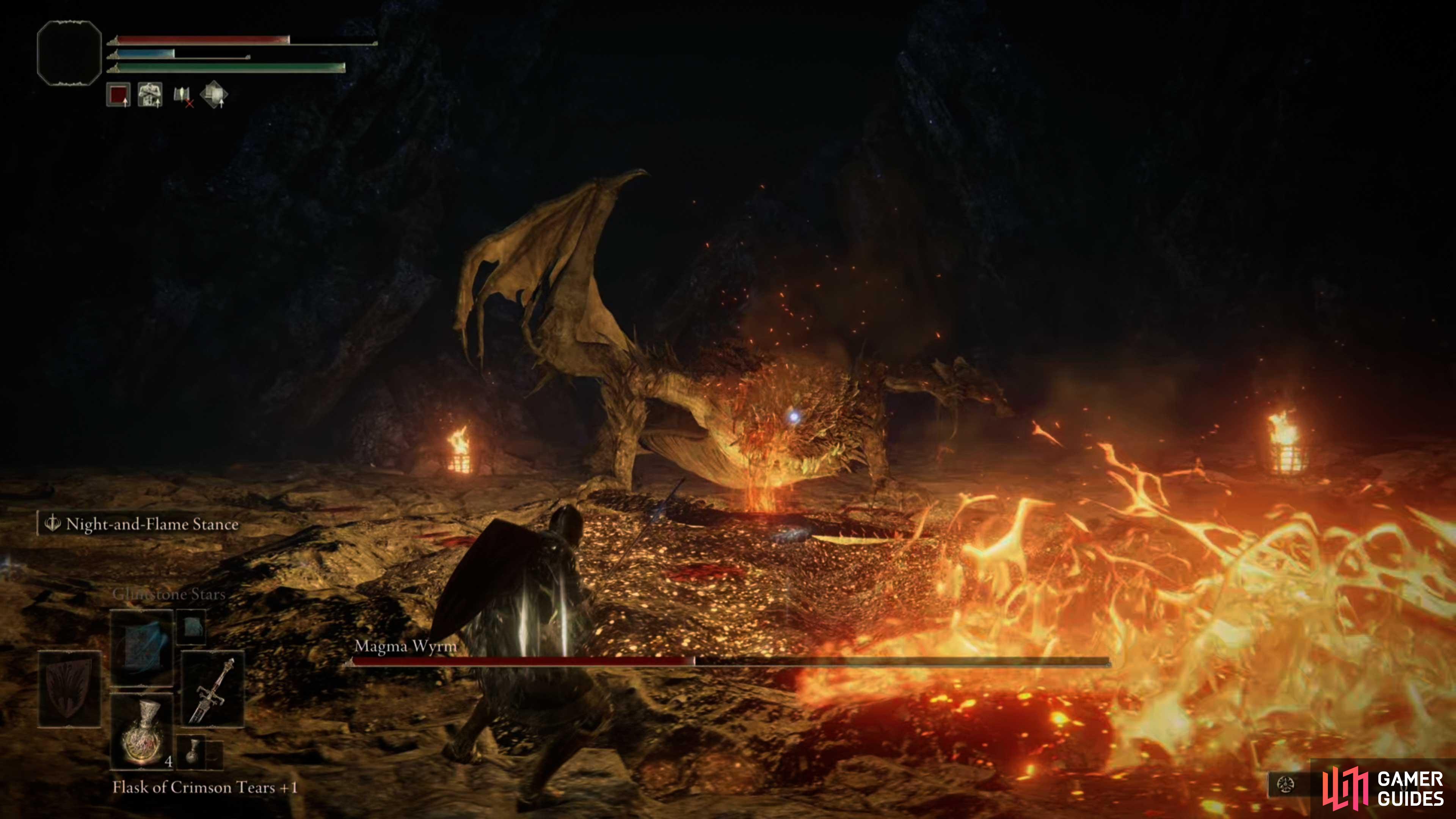 Defeat the Magma Wyrm,