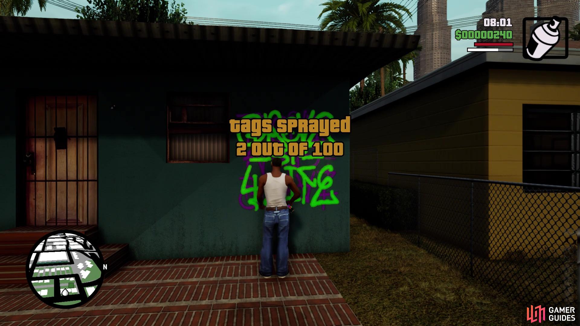 Continue spraying until the confirmation appears on your screen