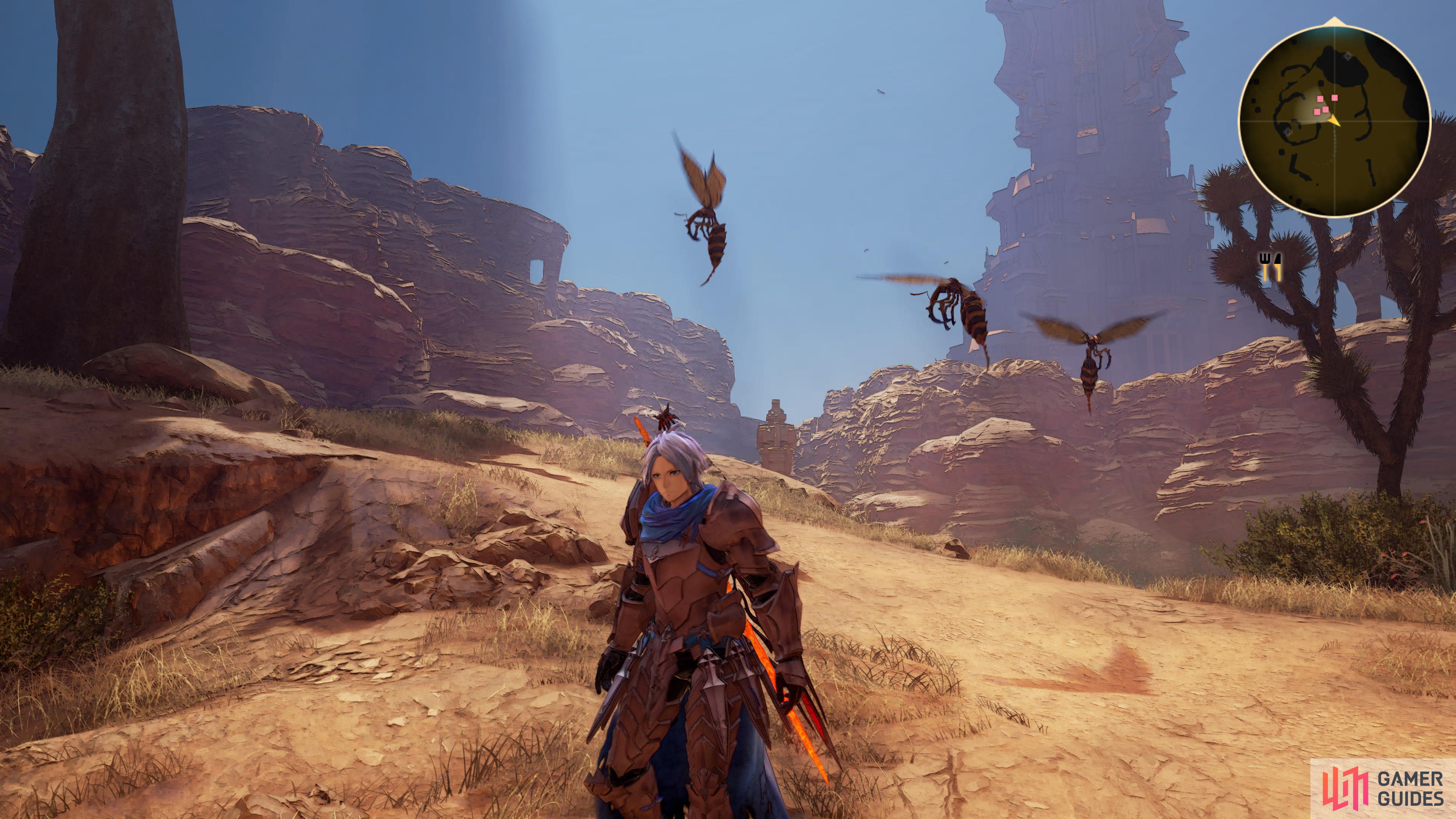 Bees can be found at the Iglia Wastes.