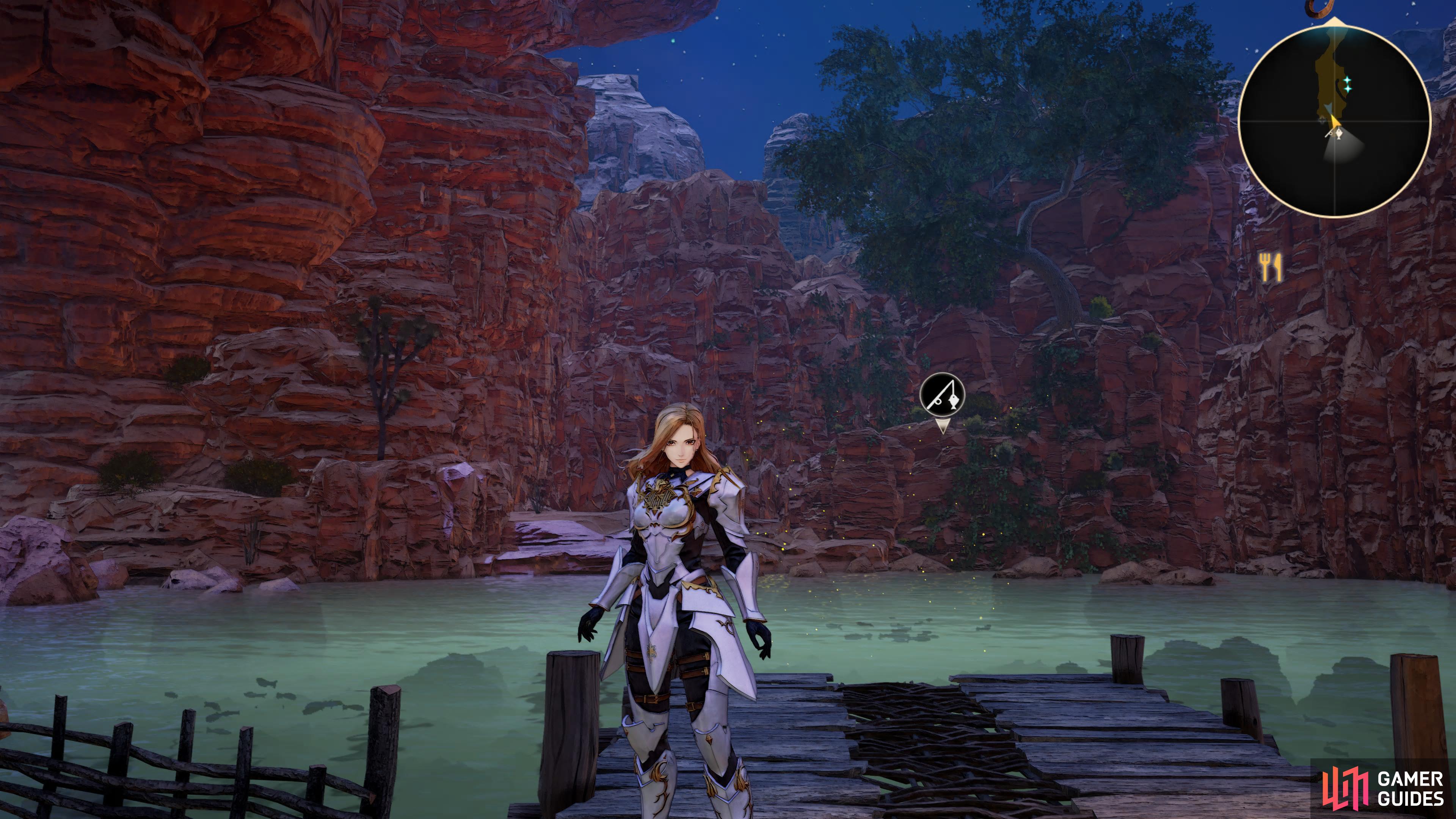 you can reach there by heading south in Kyrd Garrison.