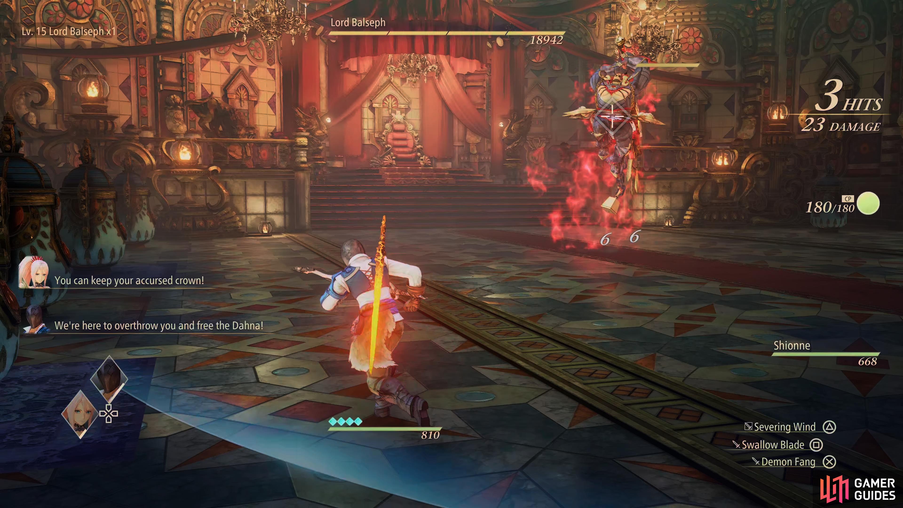 Balseph will leap into the air with his axe