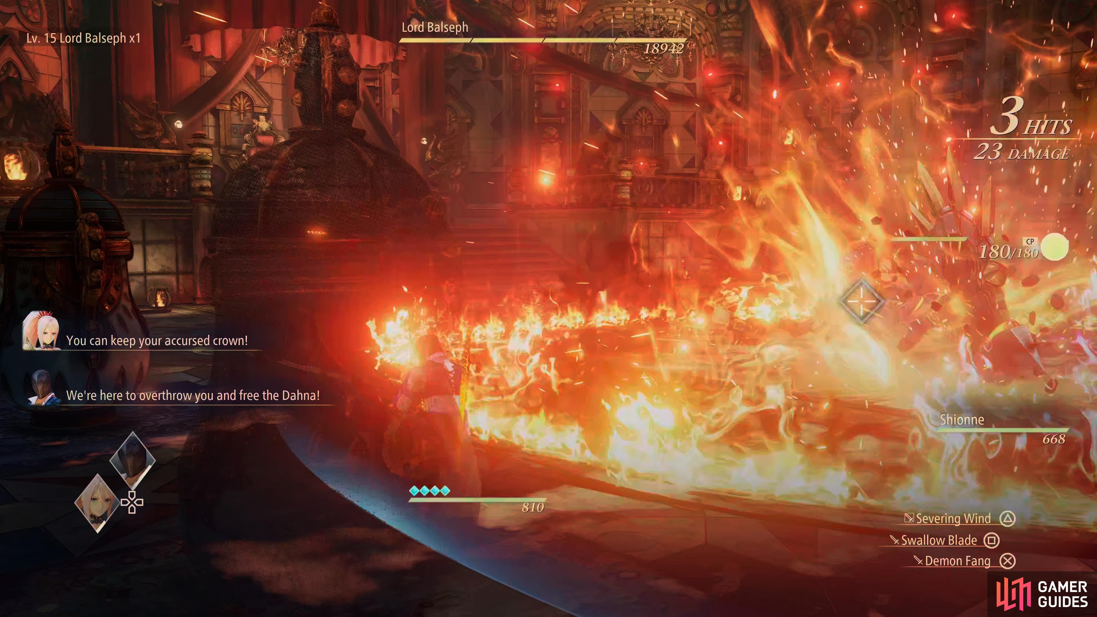 then slam it down to cause a ring of fire that you must leap over