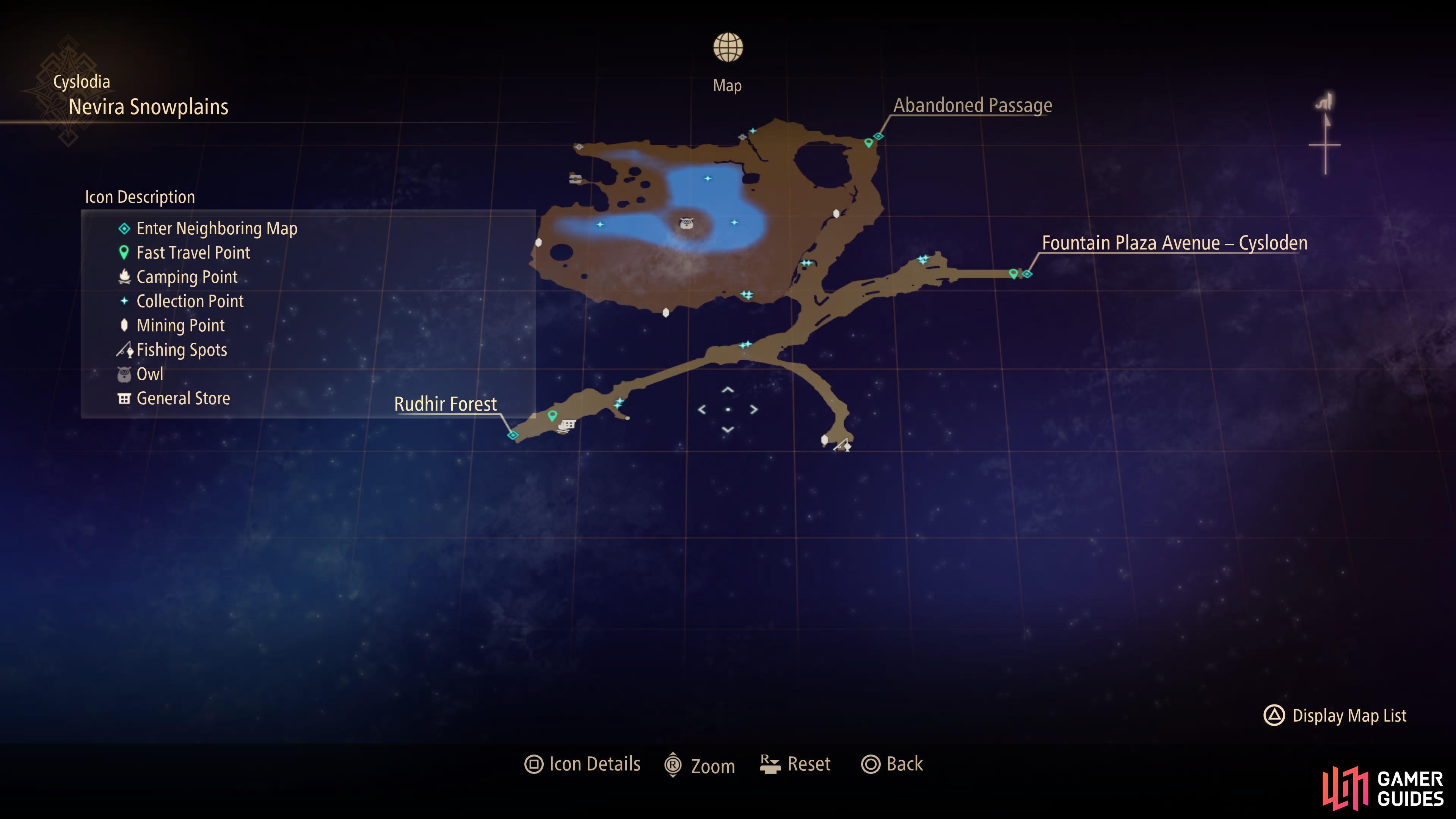 Head to the Nevira Snowplains in Cyslodia