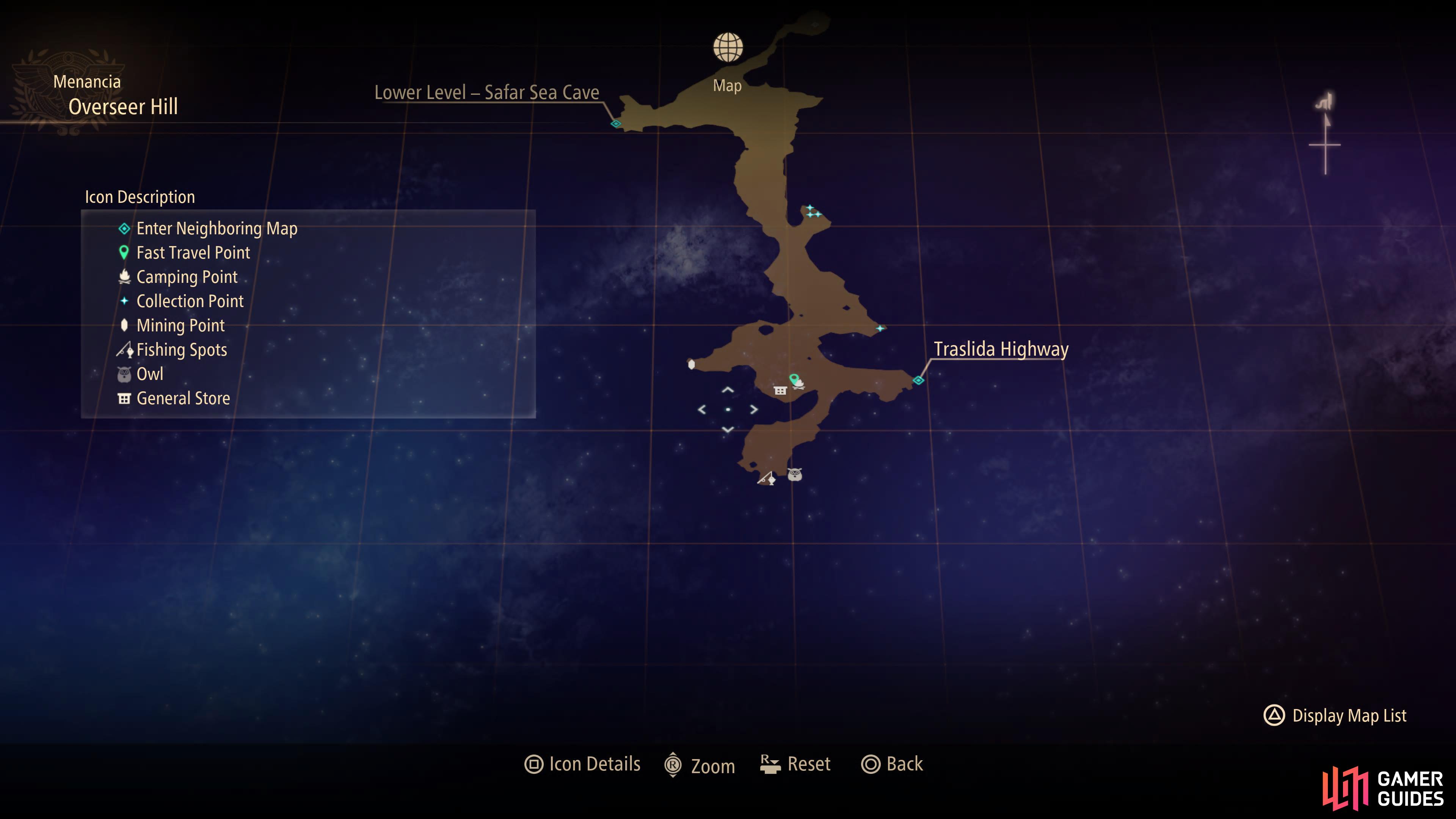 Head to Overseer Hill in Menancia
