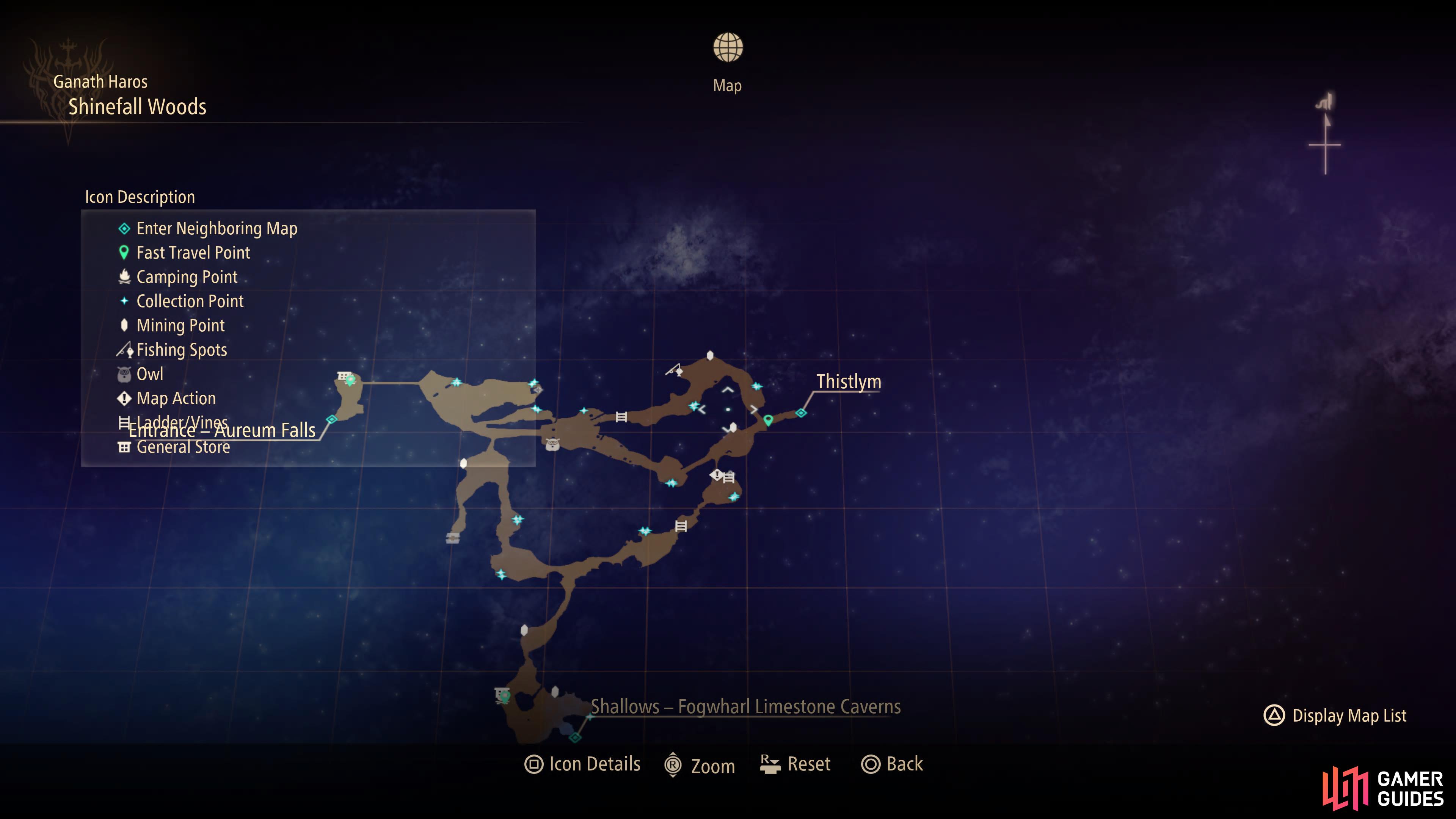 You can find Shinefall Woods in Ganath Haros