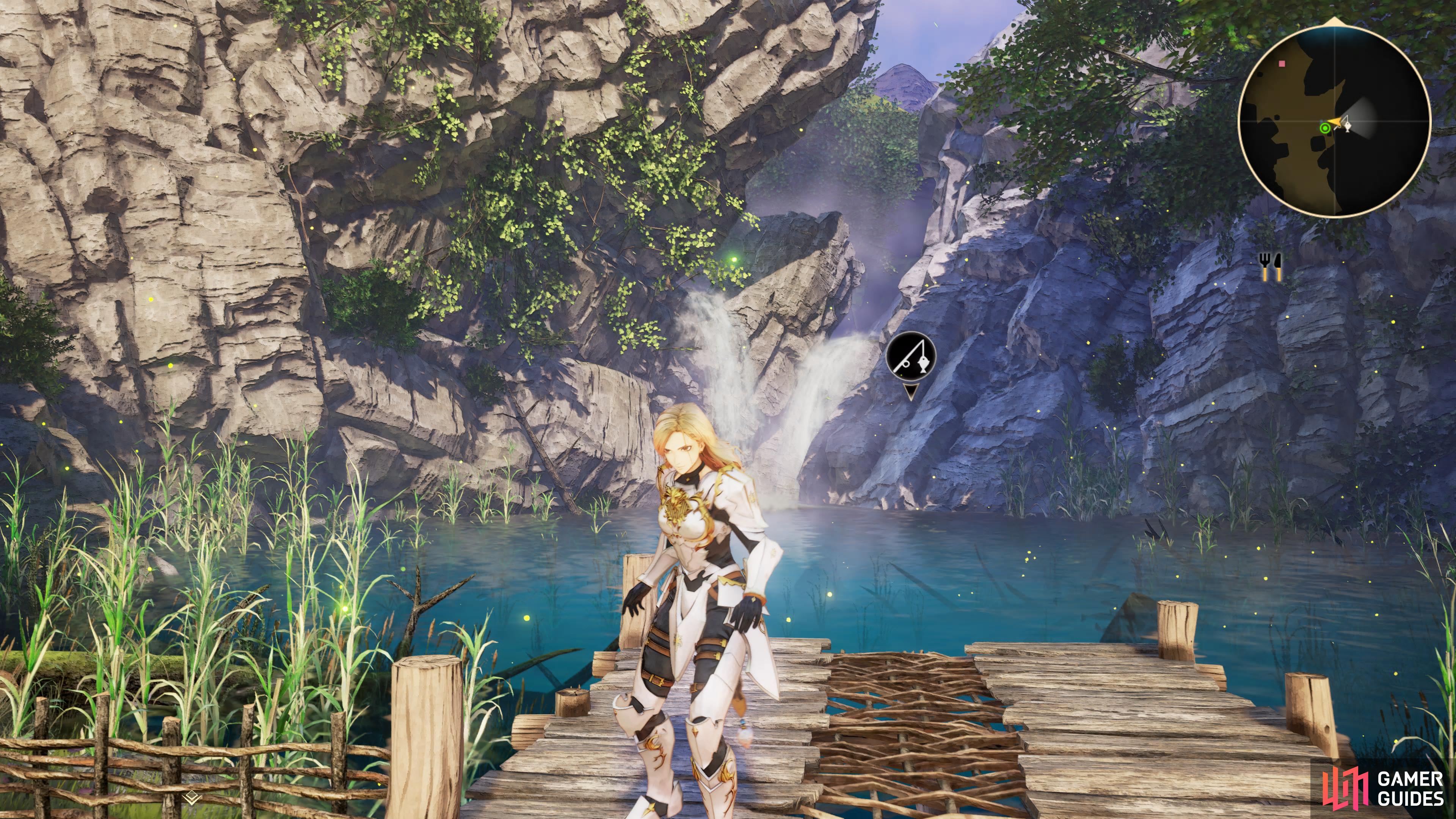 head north of the exit to Mount Dhiara to find the spot.