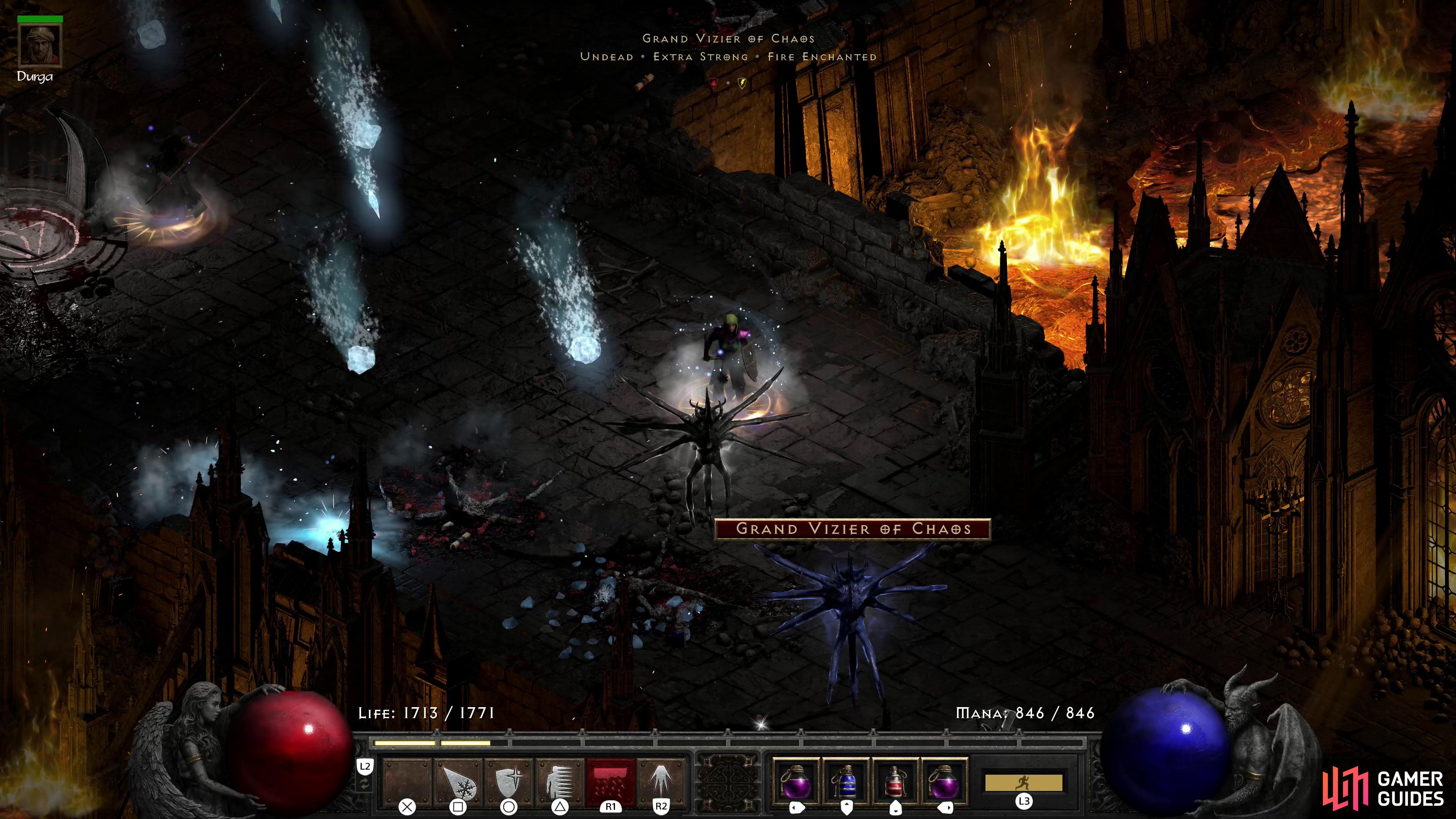 To face Diablo, you'll have to open five seals and defeat their guardians, including the Grand Vizier of Chaos,
