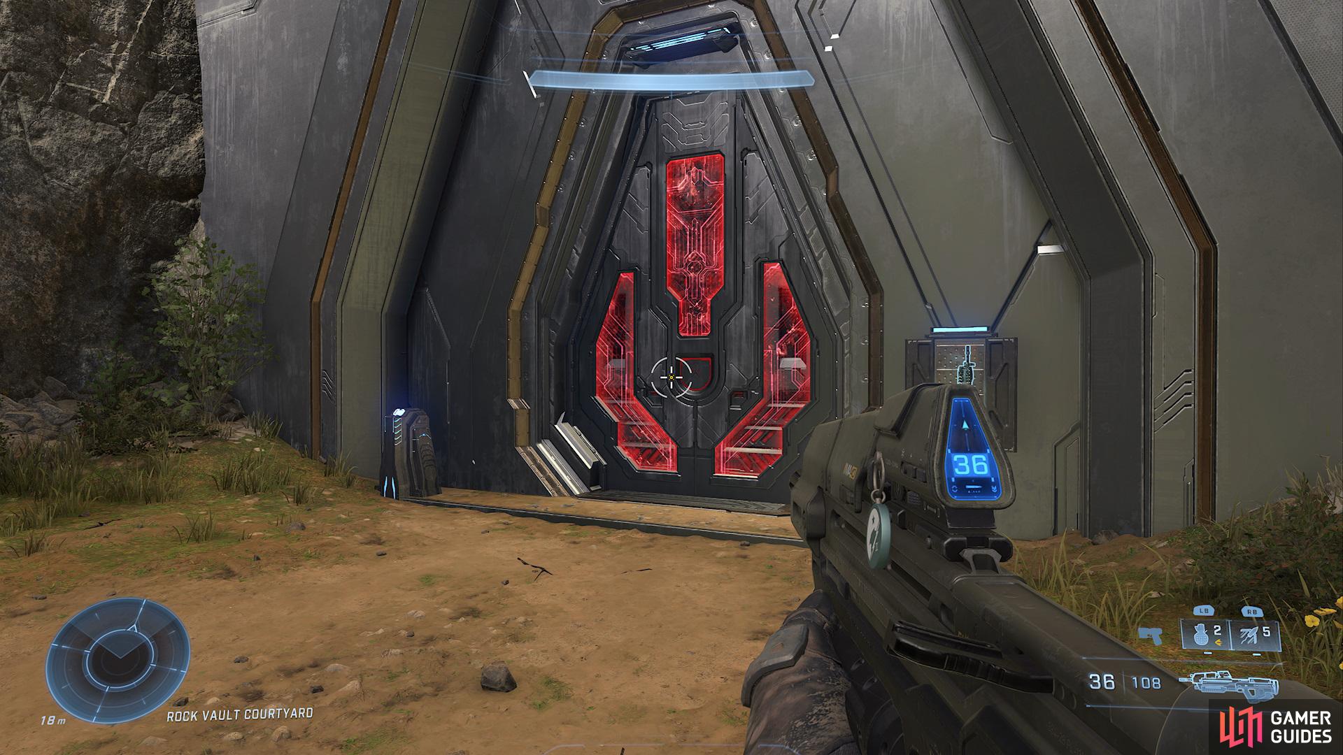 The Hidden Vault can be found at east and west sides of the map.
