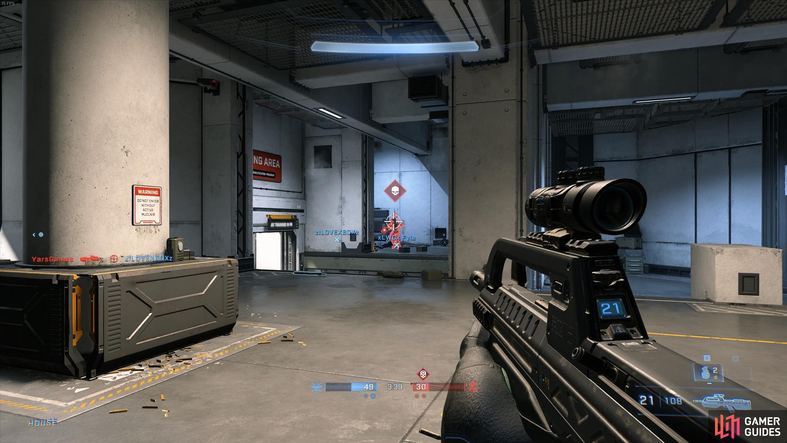 You'll be able to see the ball icon regardless of where it is, even behind walls when the enemy has it.