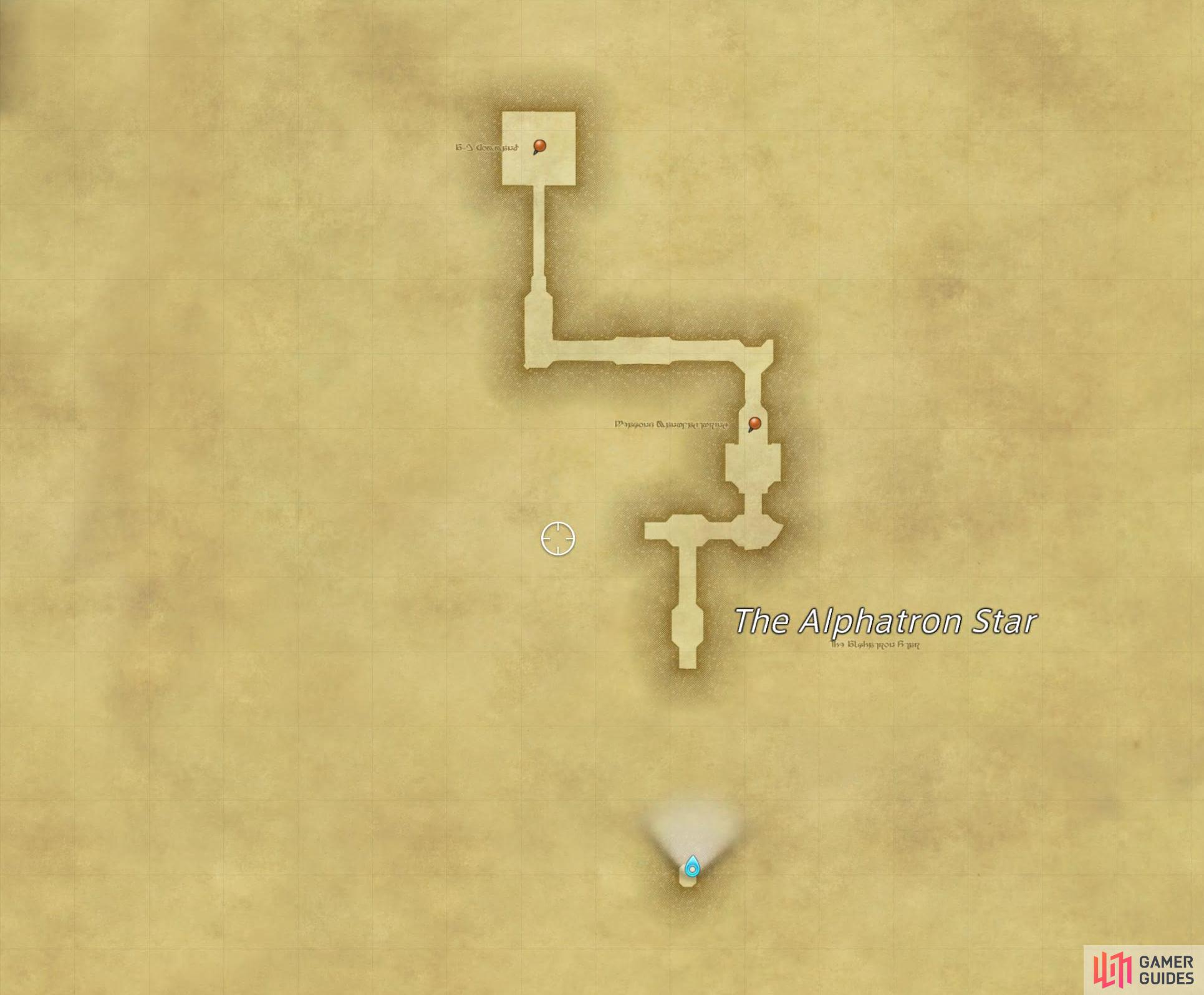 Map 1/3 for the Stigma Dreamscape