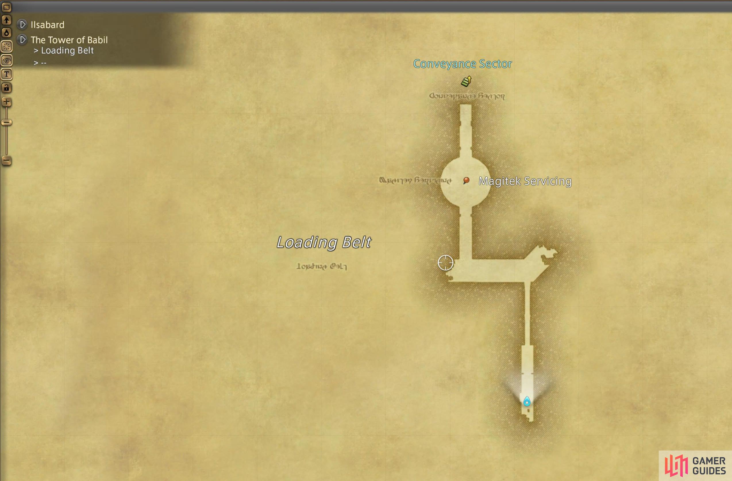 Map 2/5 for the Tower of Babil