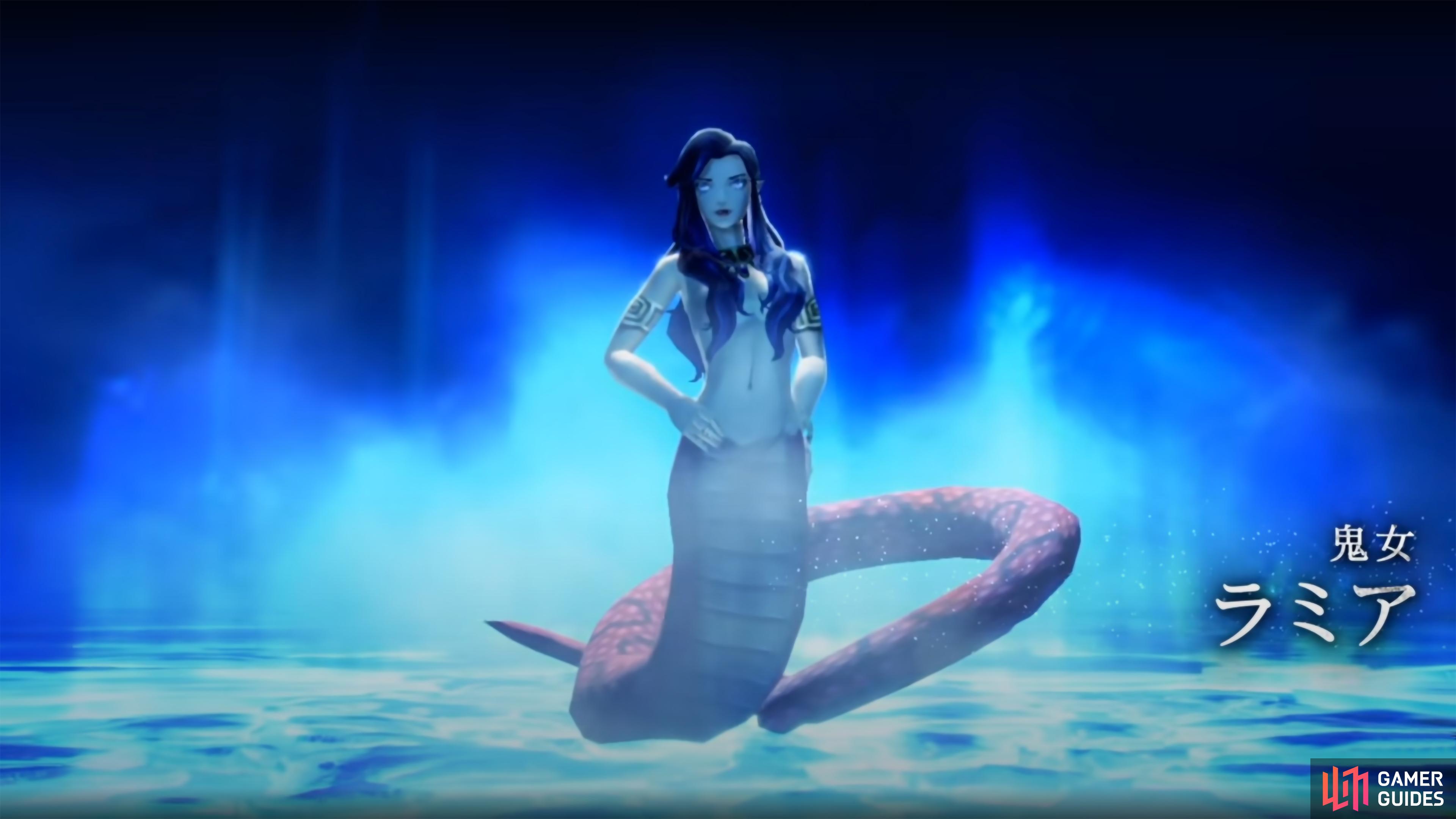 Lamia in Shin Megami Tensei V.