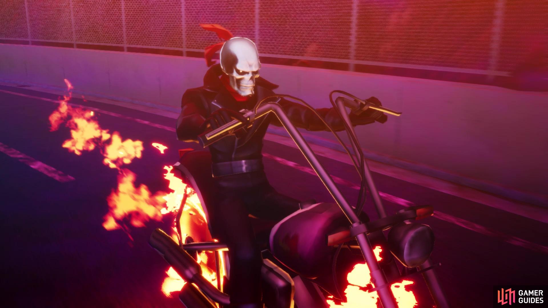 Hell Biker will make quite the entrance