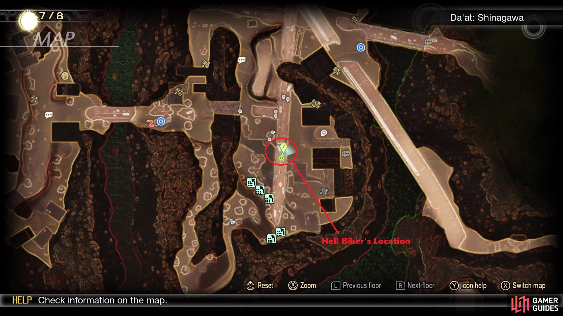 Hell Biker’s Location on the map