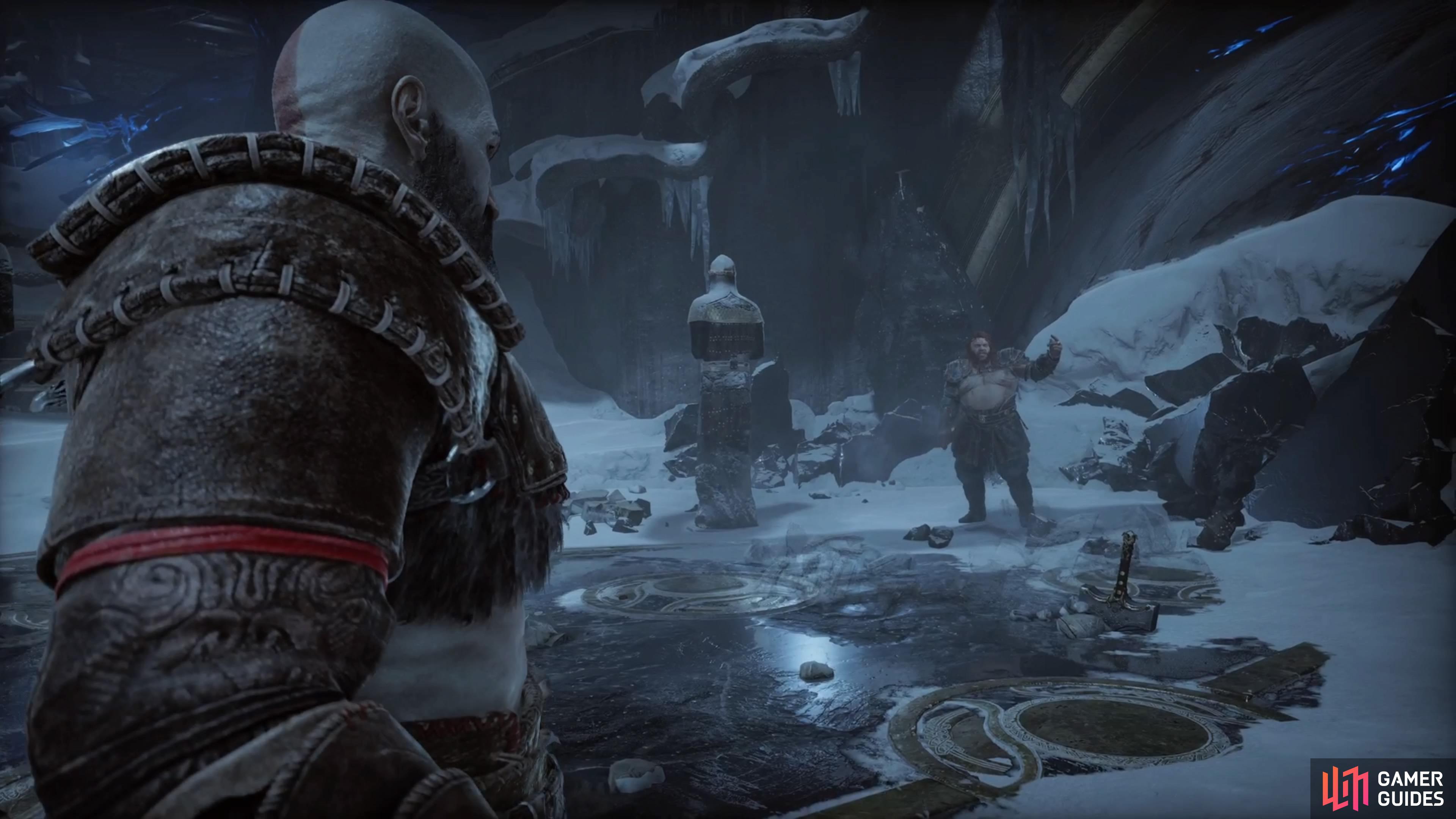 God of War PS4 - Secret Ending THOR BOSS FIGHT Preview on Make a GIF