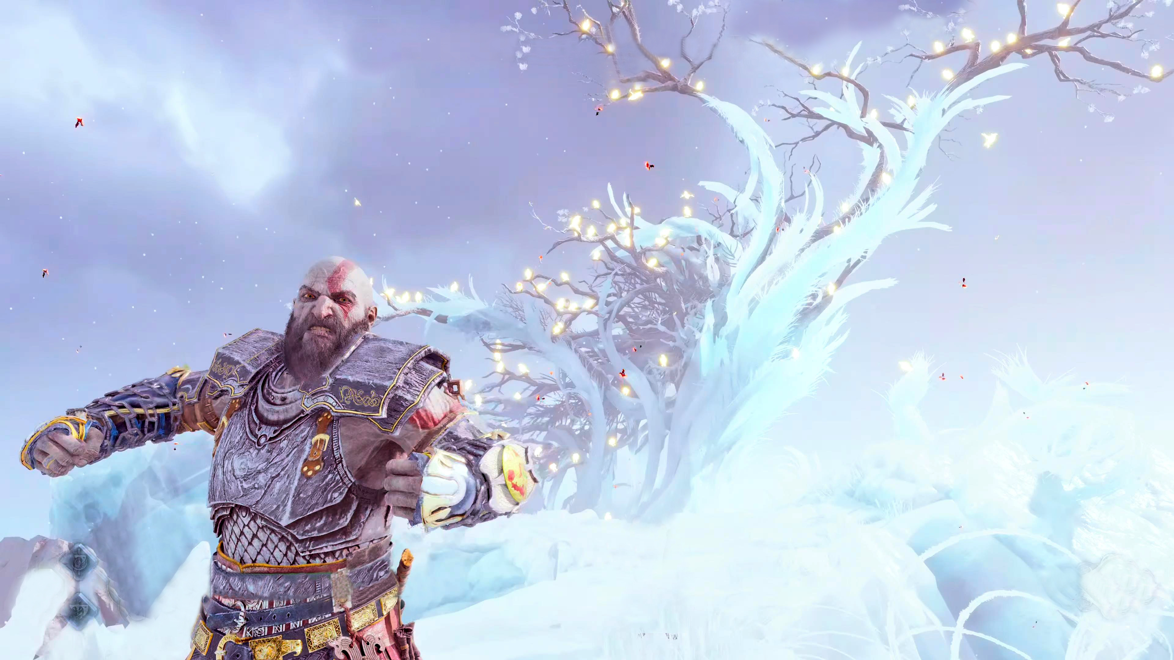 Kratos about to go into Rage.