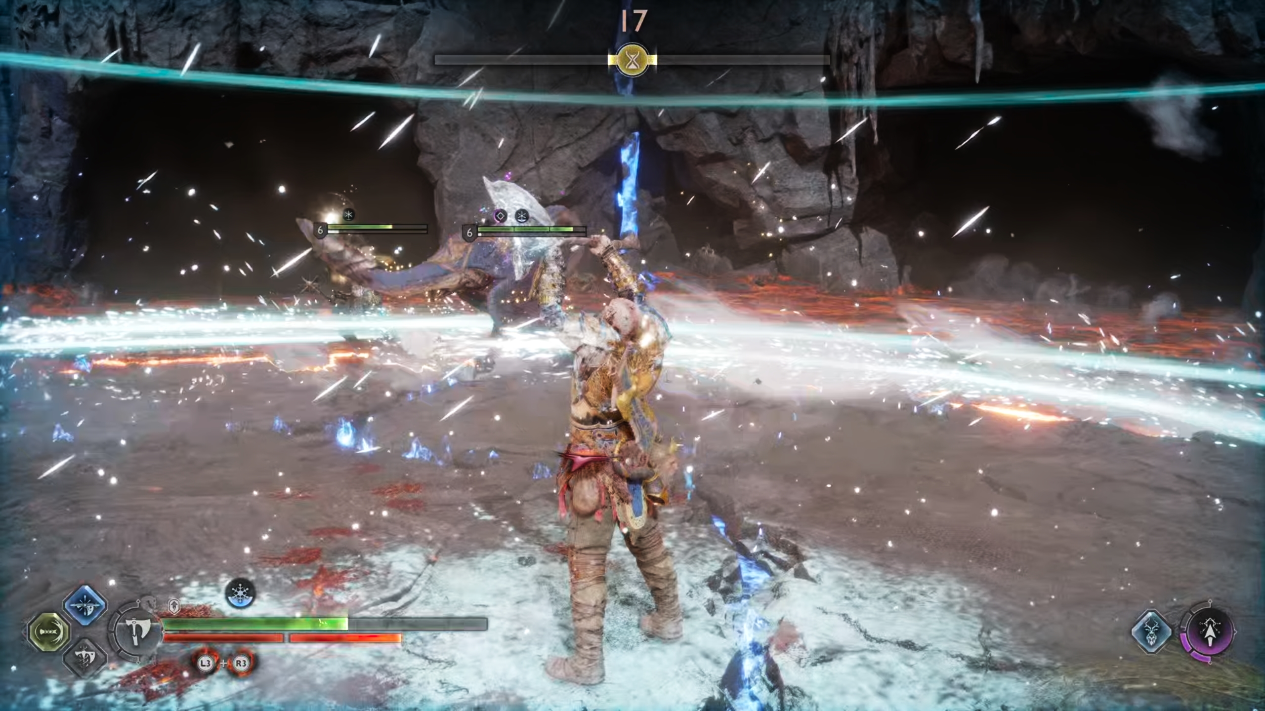 You can use AoE abilities such as Breath of Thamur to handle multiple enemies towards the end.
