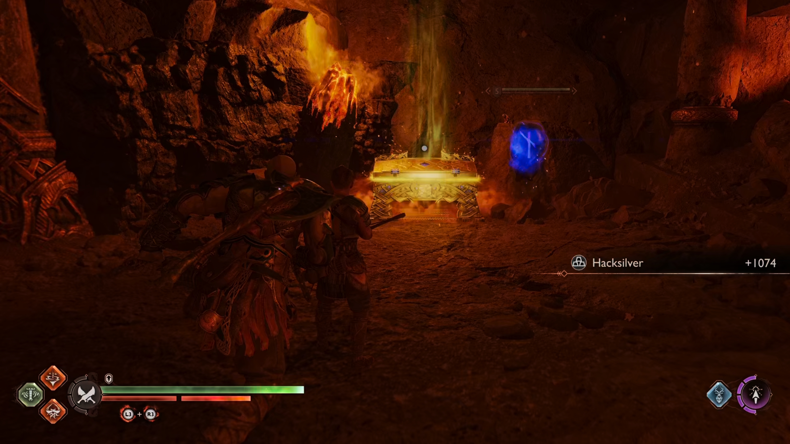 There are a number of wisps in this cave that you will need to deal with first.