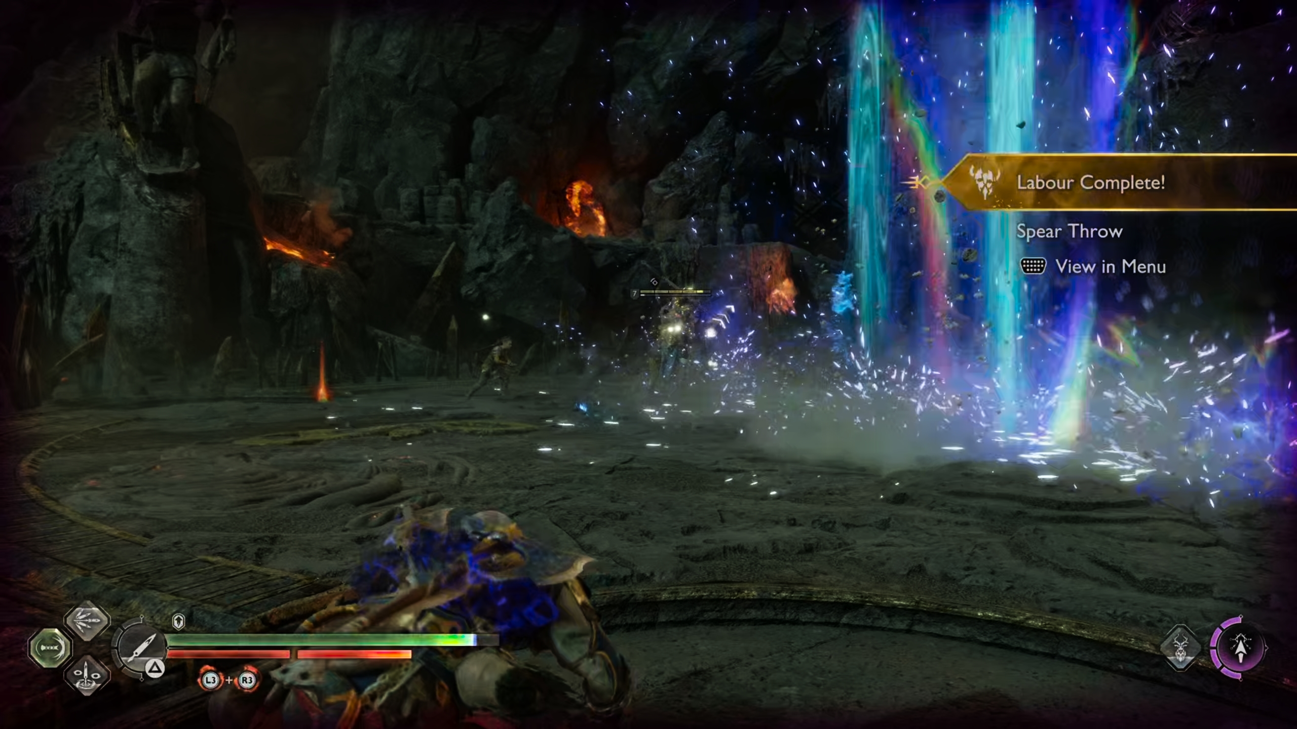 A quick dodge is enough to avoid this Bifrost Wall attack.