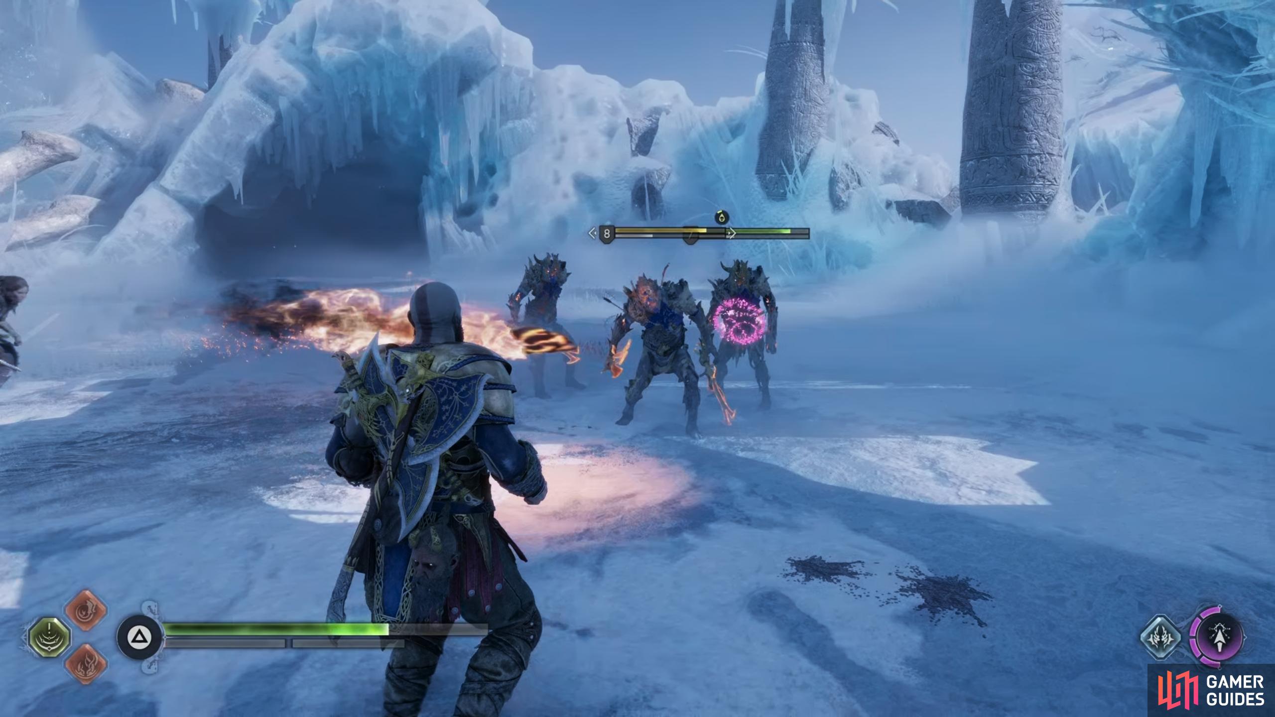 You can parry projectiles just before they hit you and then cast them back at enemies.