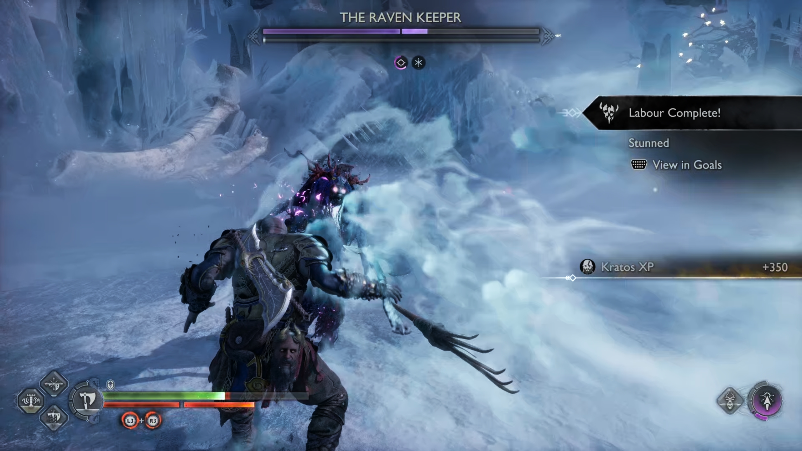 You can dodge the ice breath attack.