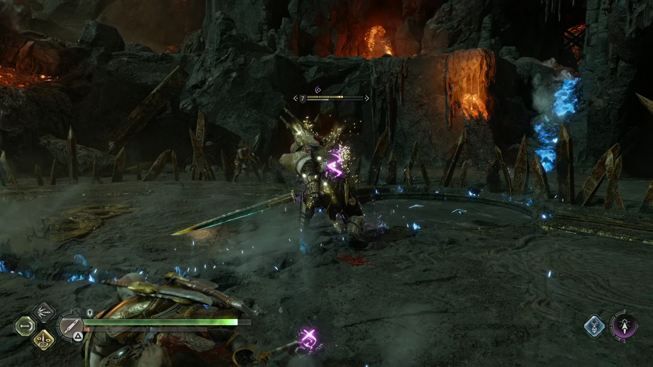 Look out for when the Traveller swings their sword to the side, indicating an incoming melee combo.