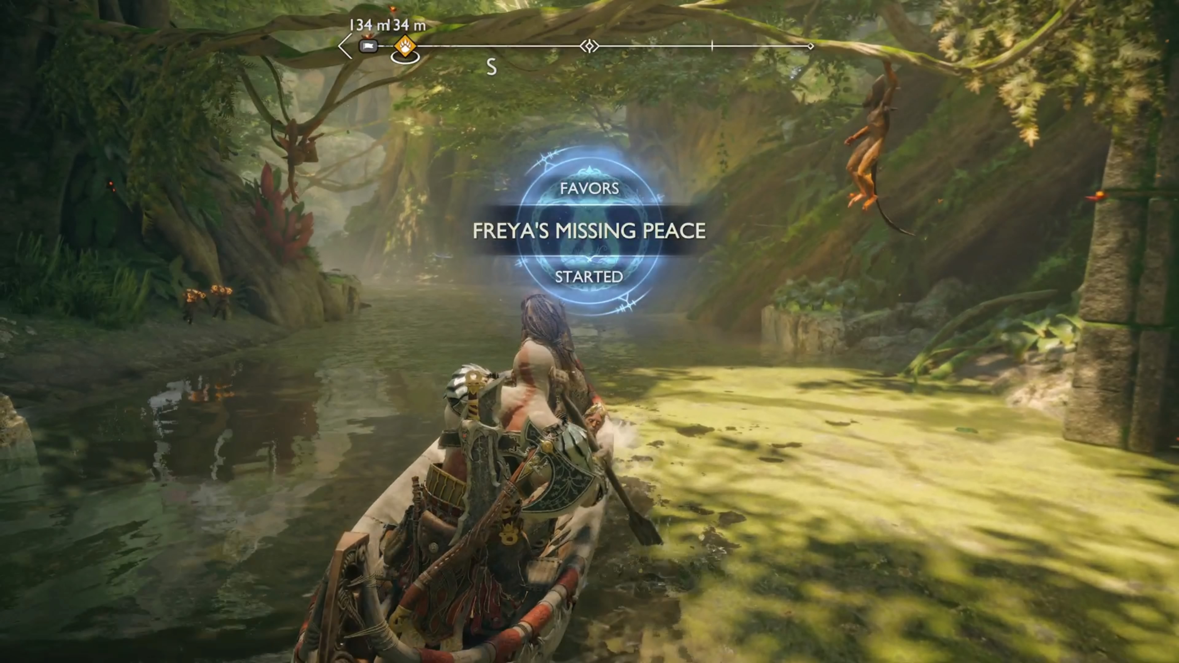 Freya keeps saying “Look over there!” Near the jungle entrance gate. Does  anyone know what she's talking about? : r/GodofWar