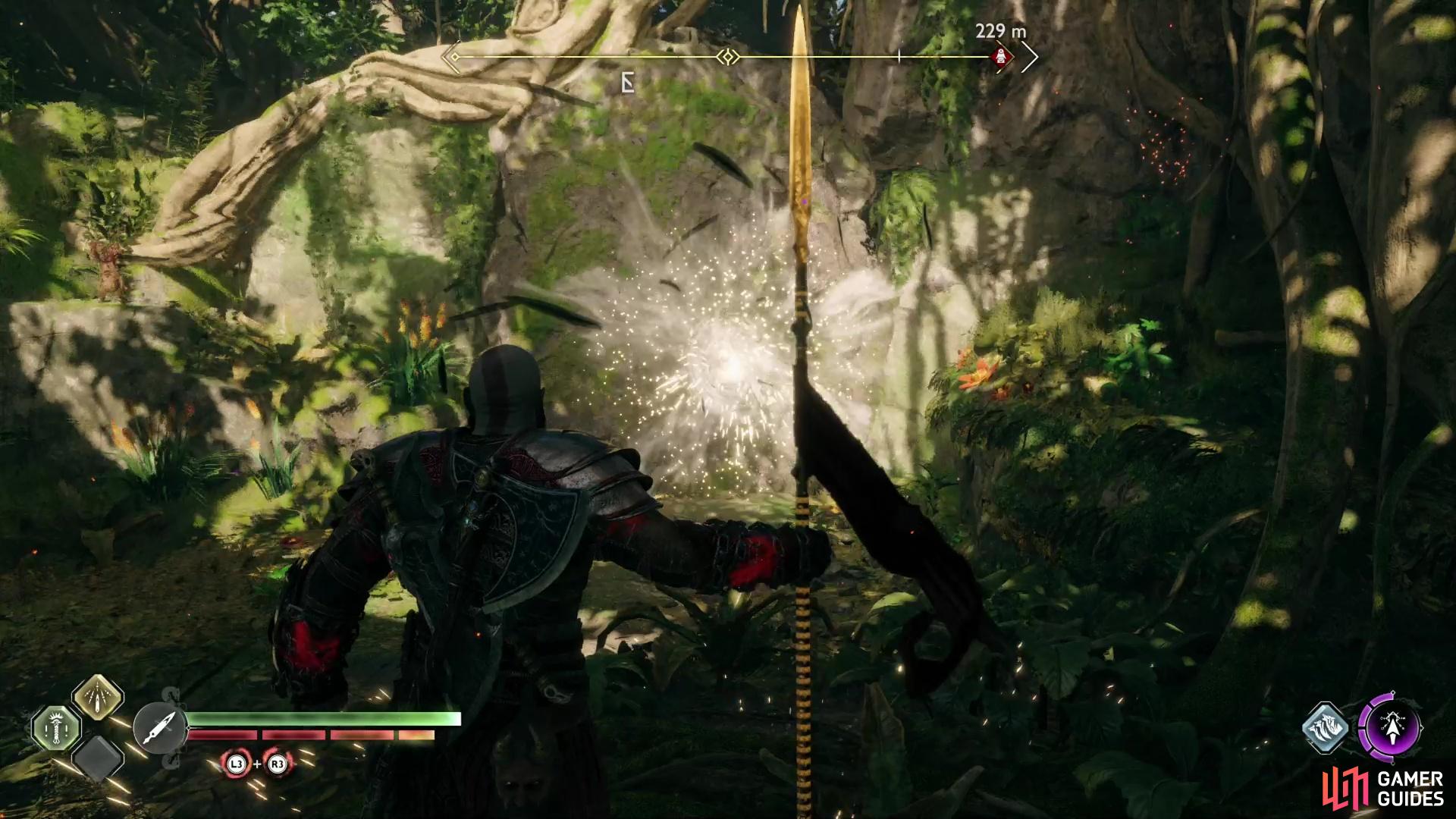 To return to areas explored during The Reckoning, you'll need to return with the Draupnir Spear.