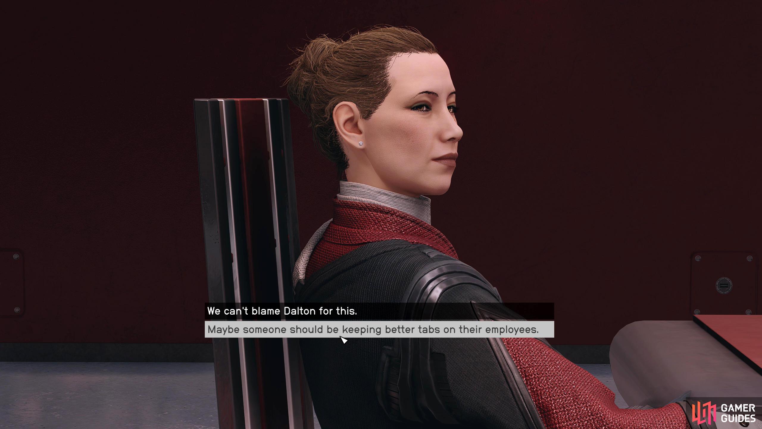 Ularu on the other hand is smug as ever as she tries to pin the blame on Dalton.
