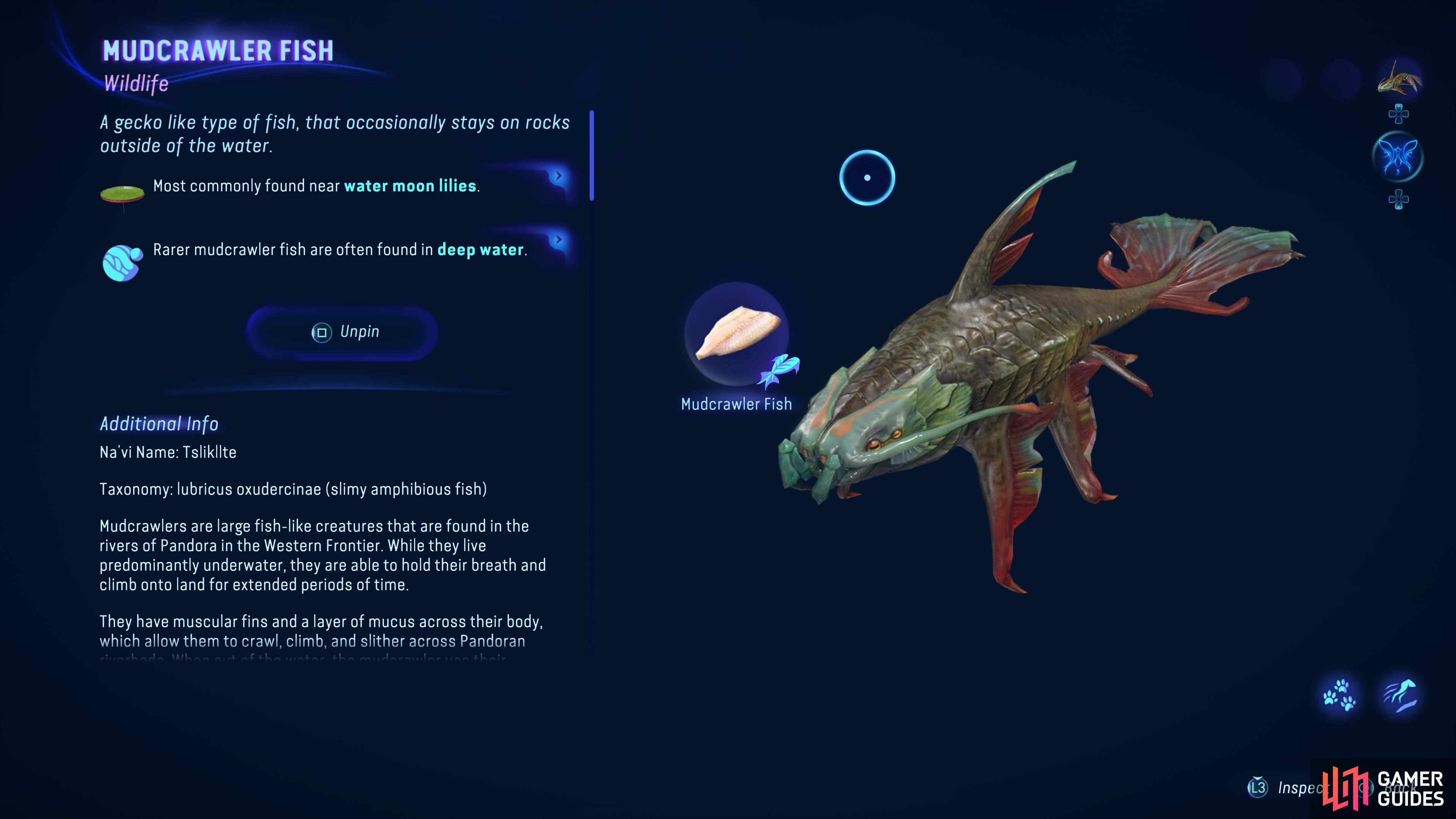 Mudcrawler Fish Locations - Avatar: Frontiers of Pandora - Materials -  Resources, Avatar: Frontiers of Pandora