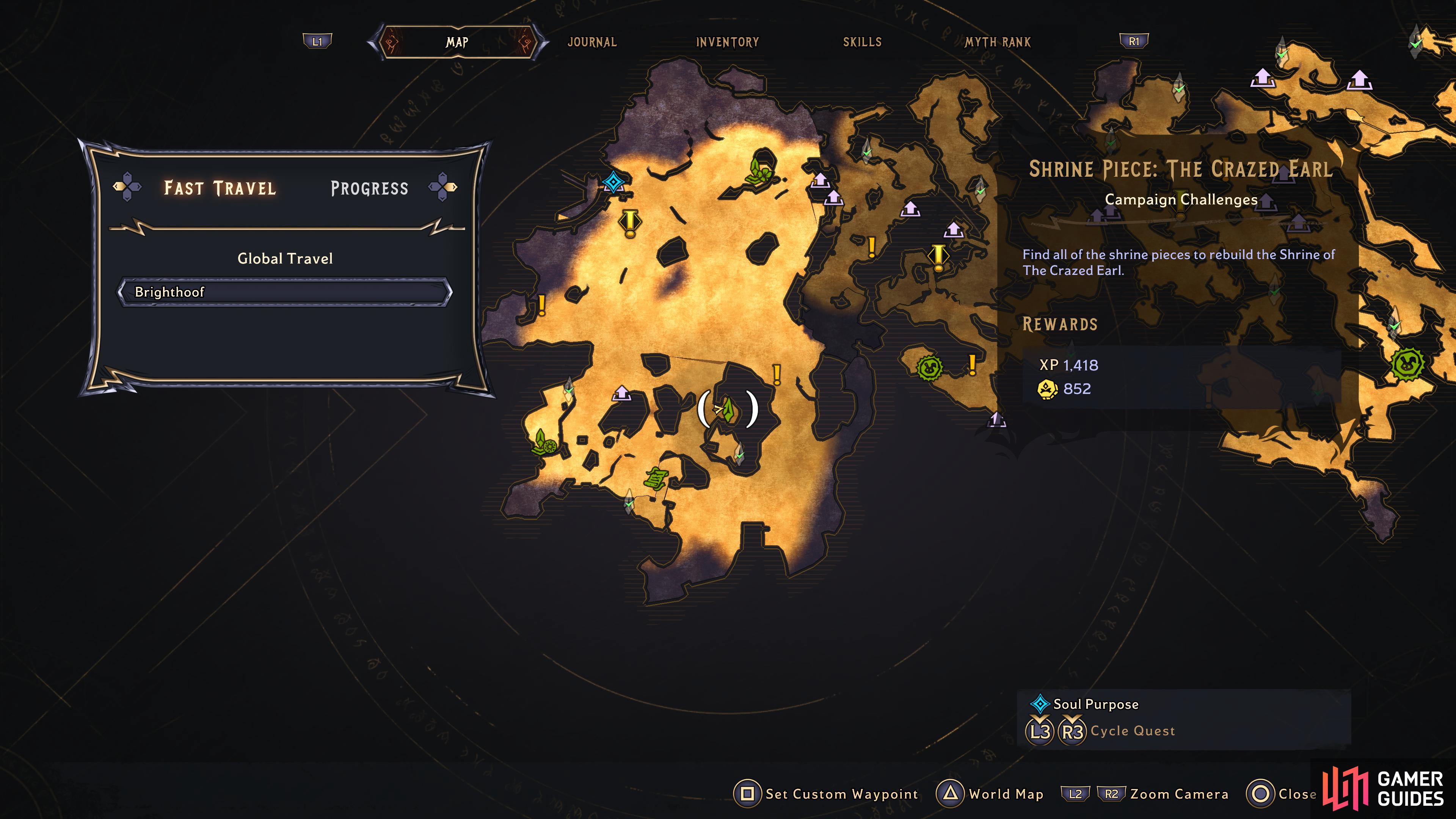 Head to this location in the Overworld
