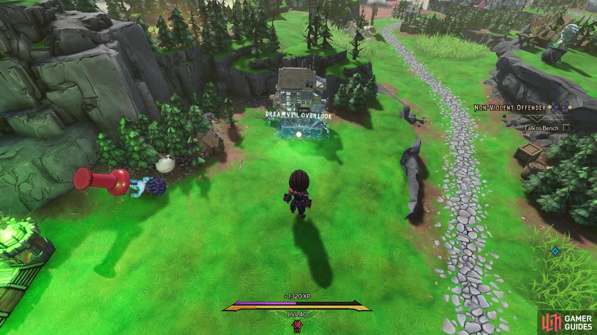 The portal leading to the DLC area doesn't appear on the actual Overworld map