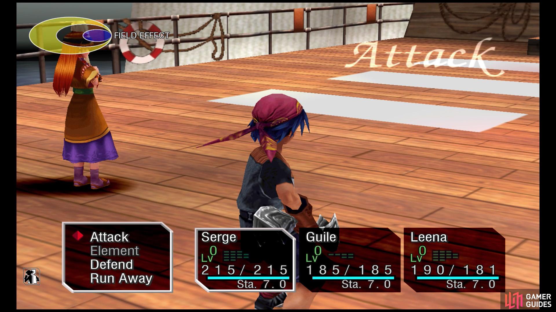 Chrono Cross HD Remaster 16:9 60fps All Elements, Character Skills