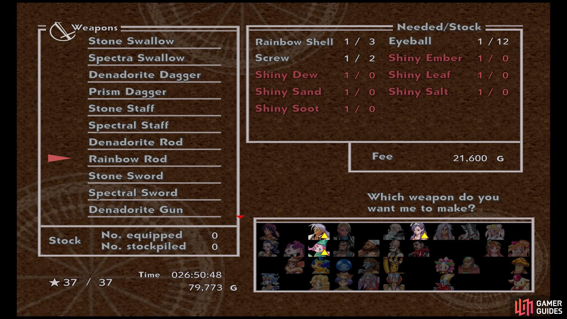 Chrono Cross (Key Items)