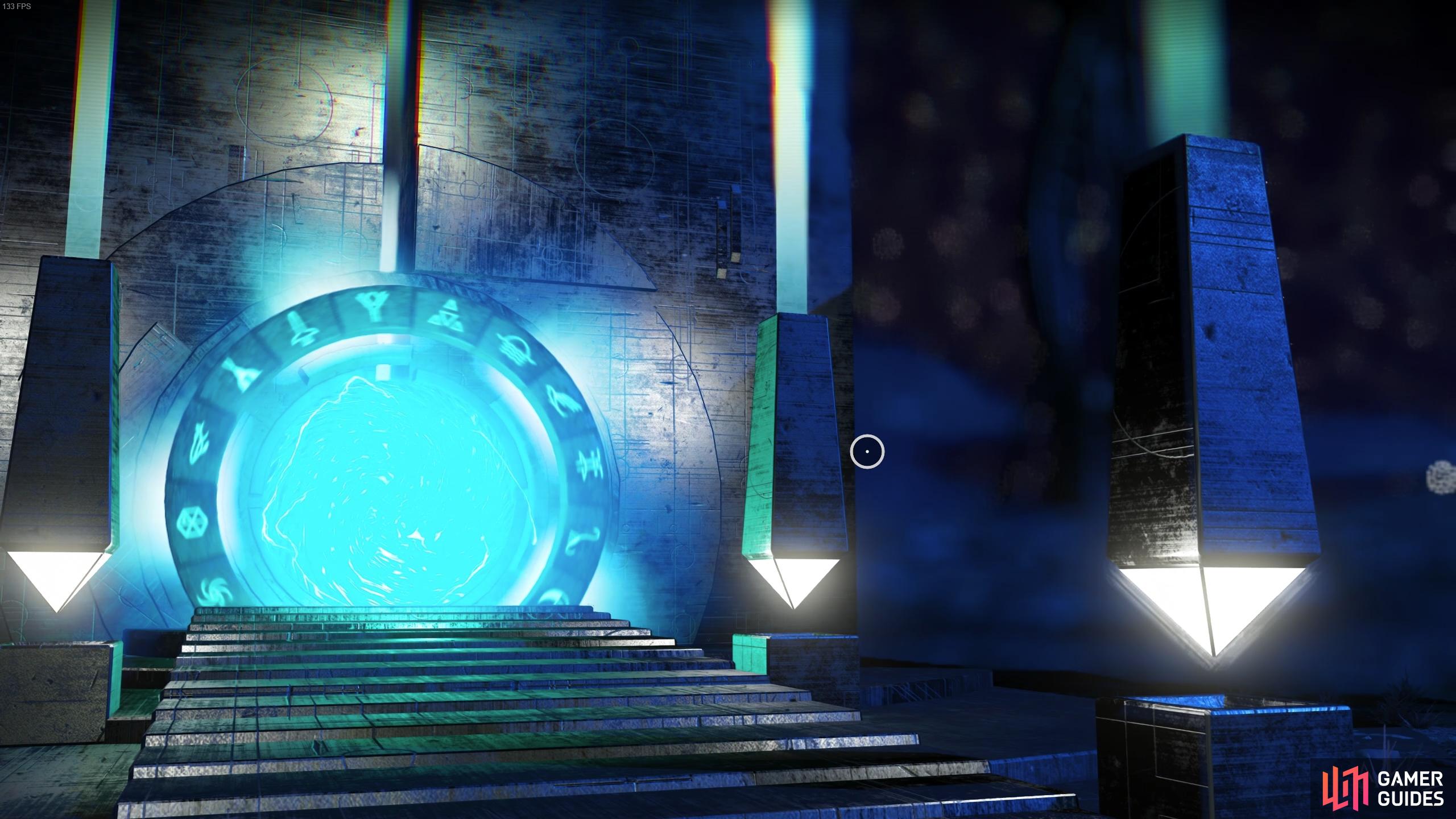 Find a portal and enter it to reach a new planet.