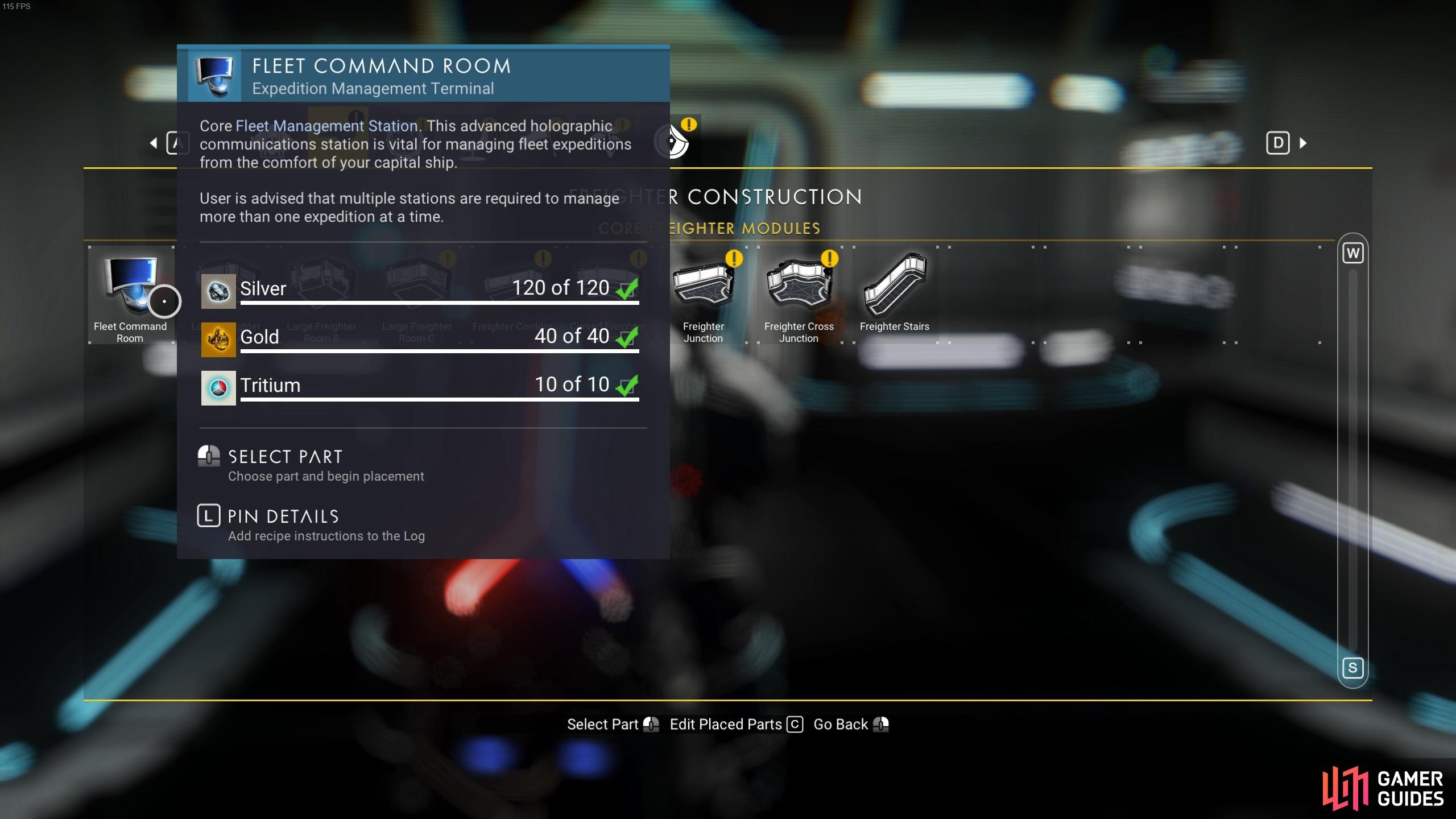 You'll find the blueprint for the Fleet Command Room in the constructions menu.