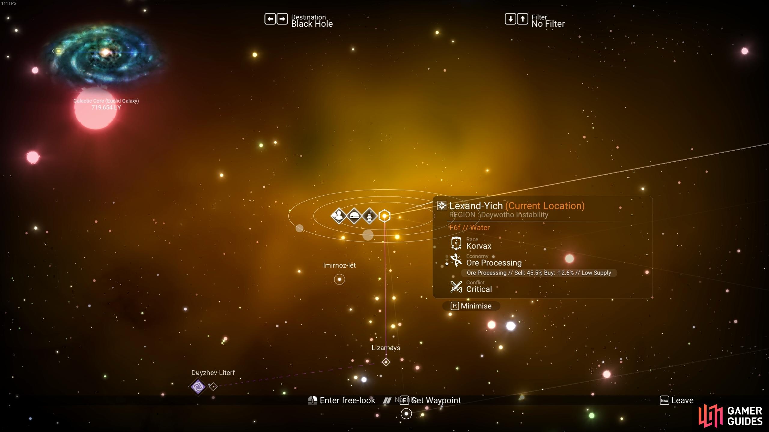 Use the Galaxy Map to scout for systems of a specific race.